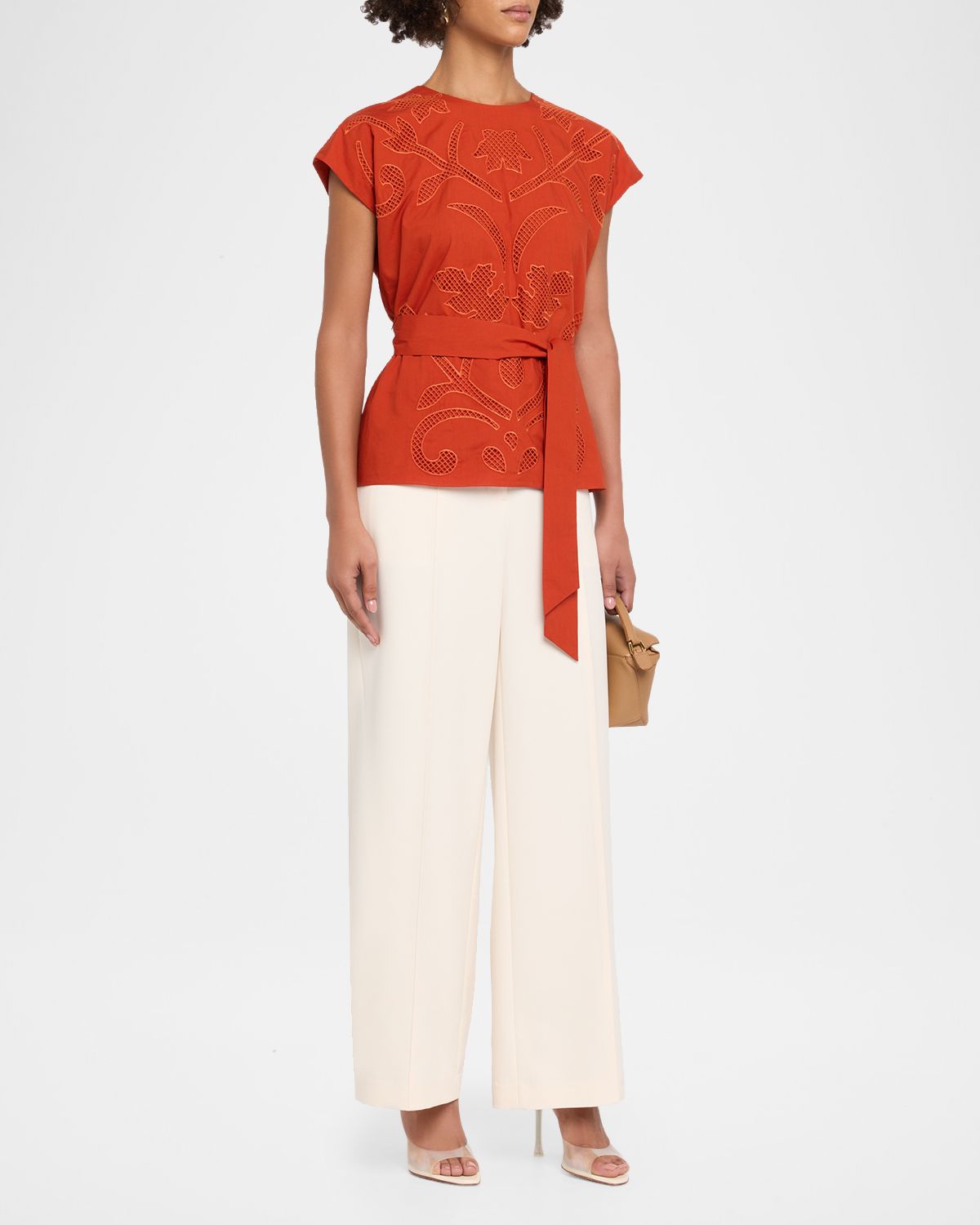 Elie Tahari Pintuck Straight-Leg Pants | Thumbnail 5 Elie Tahari Pintuck Straight-Leg Pants | Thumbnail 5