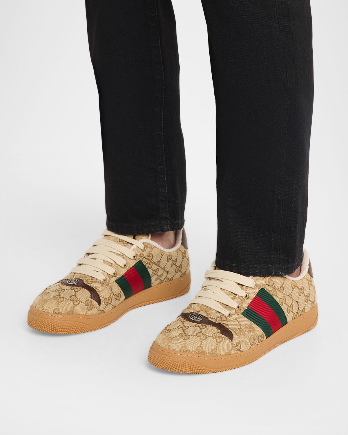 Gucci Men 's Screener Low-Top Sneakers | Thumbnail 6 Gucci Men 's Screener Low-Top Sneakers | Thumbnail 6