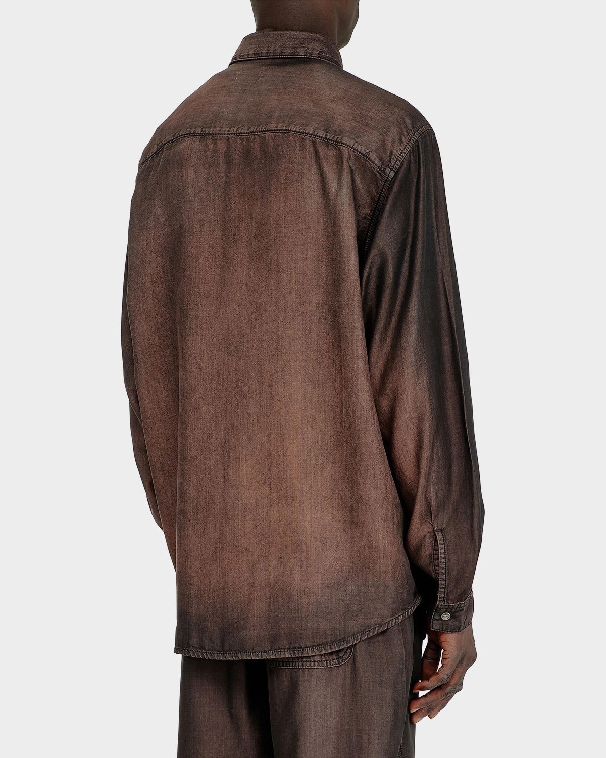 Diesel Men 's Spread Collar Ombré Shirt | Thumbnail 4 Diesel Men 's Spread Collar Ombré Shirt | Thumbnail 4