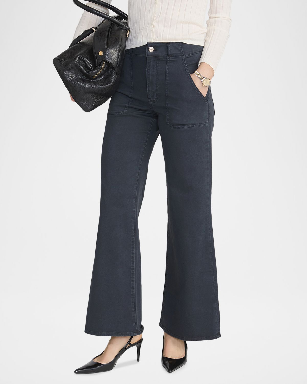 FRAME The Modern Pocket Wide-Leg Pants | Thumbnail 6 FRAME The Modern Pocket Wide-Leg Pants | Thumbnail 6