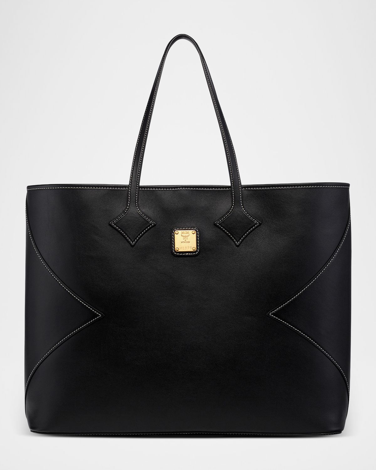 MCM Large Diamond Leather Shopper Bag - Women's Bags