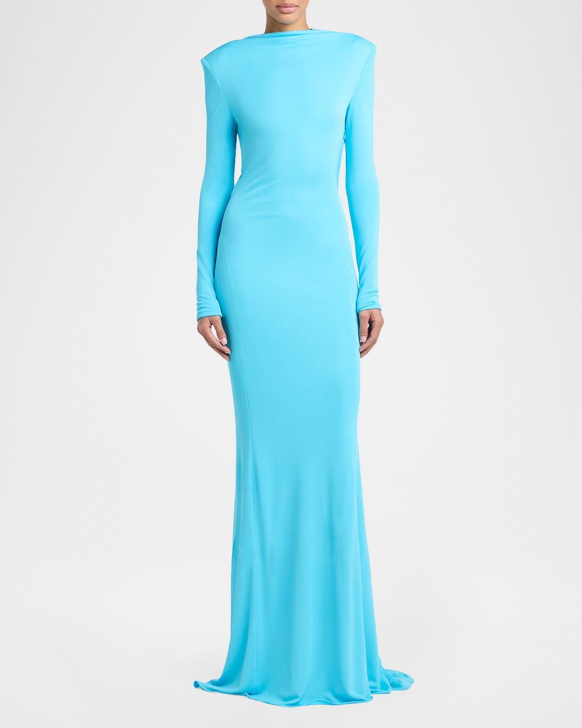 TOM FORD Crepe Jersey Cut-Out Back Gown | Thumbnail 5 TOM FORD Crepe Jersey Cut-Out Back Gown | Thumbnail 5