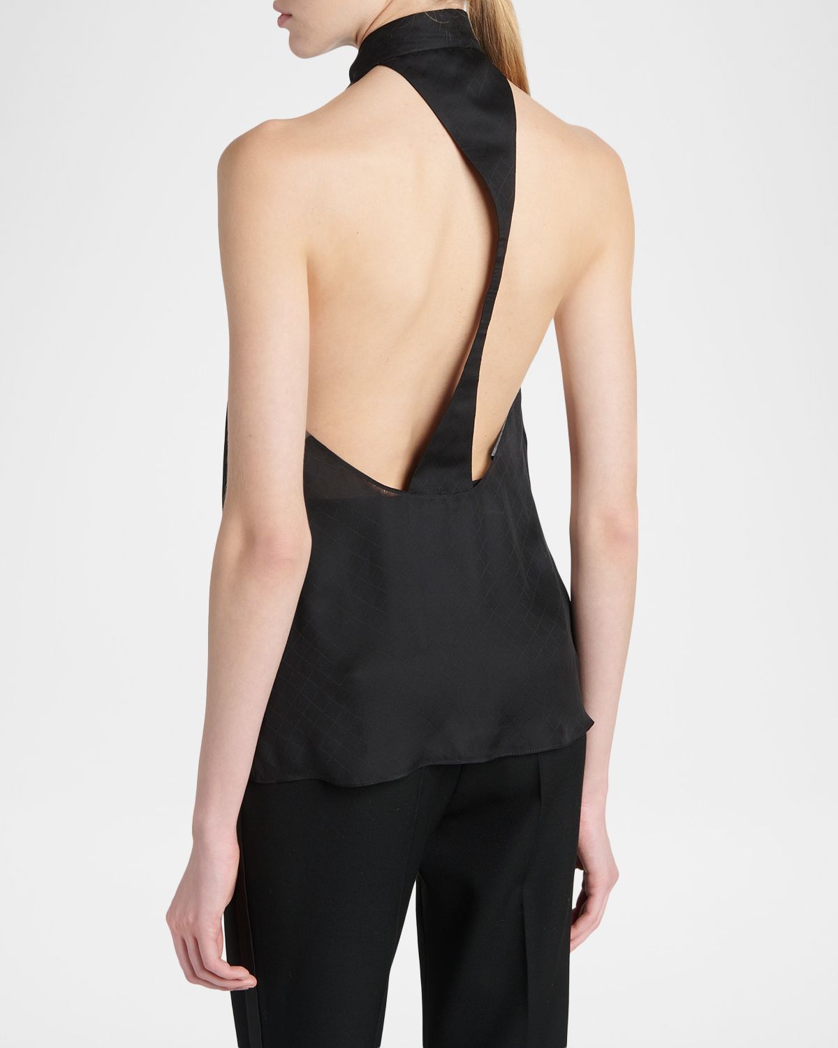 TOM FORD Sheer Silk Halter Top | Thumbnail 4 TOM FORD Sheer Silk Halter Top | Thumbnail 4