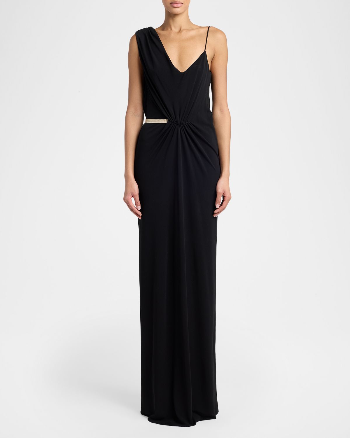 TOM FORD Crepe Jersey Asymmetric Evening Gown | Thumbnail 4