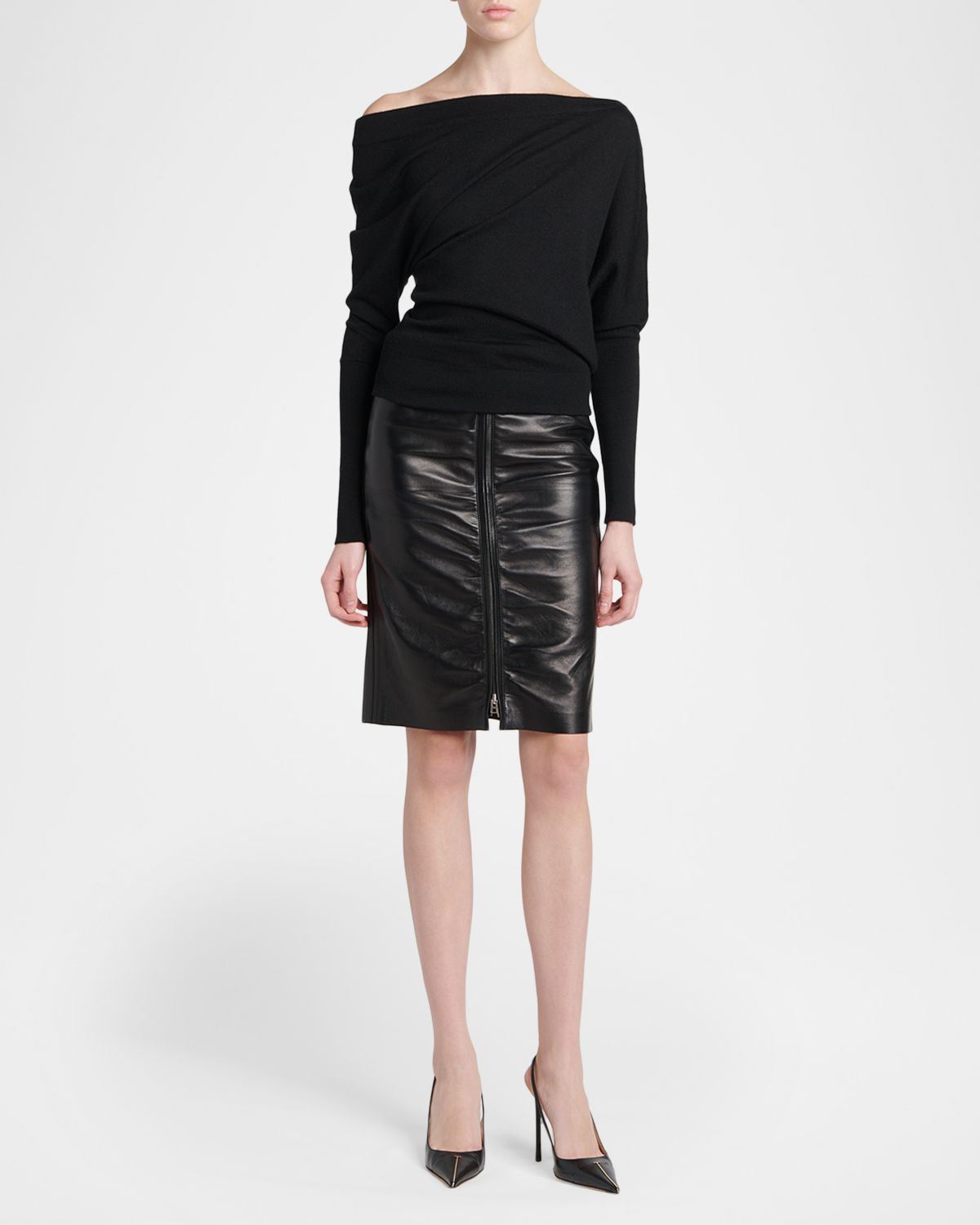 TOM FORD Boutique Wool-Silk Off-Shoulder Sweater | Thumbnail 5 TOM FORD Boutique Wool-Silk Off-Shoulder Sweater | Thumbnail 5
