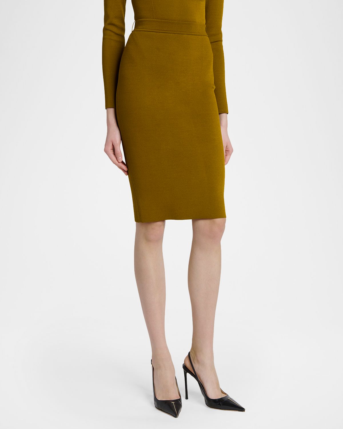 TOM FORD Olivinegr Pencil Skirt | Thumbnail 4 TOM FORD Olivinegr Pencil Skirt | Thumbnail 4