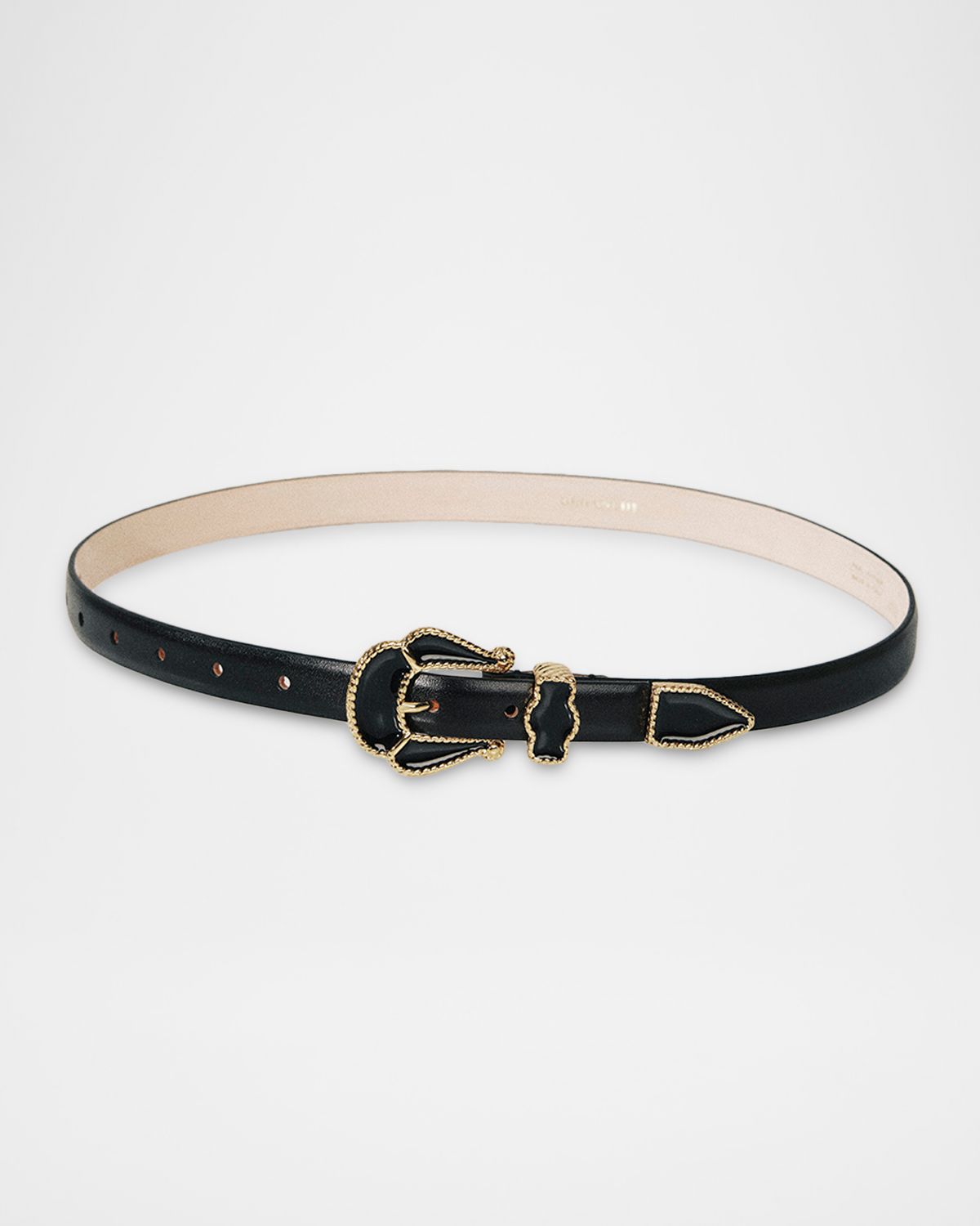 Dehanche Santo 24K Gold-Plated & Enamel Leather Belt | Thumbnail 3 Dehanche Santo 24K Gold-Plated & Enamel Leather Belt | Thumbnail 3