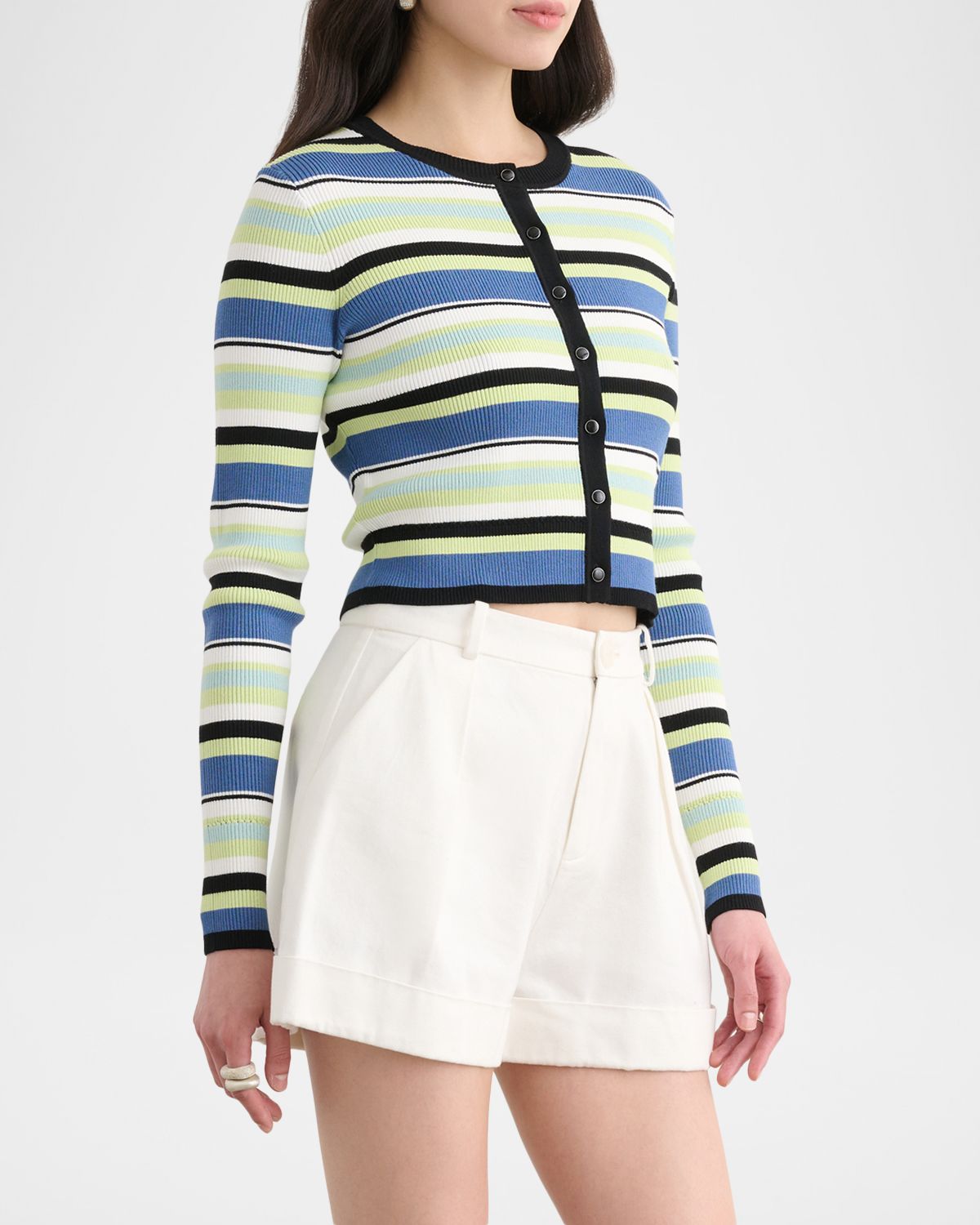Toccin Zoe Cropped Fitted Cardigan | Thumbnail 4