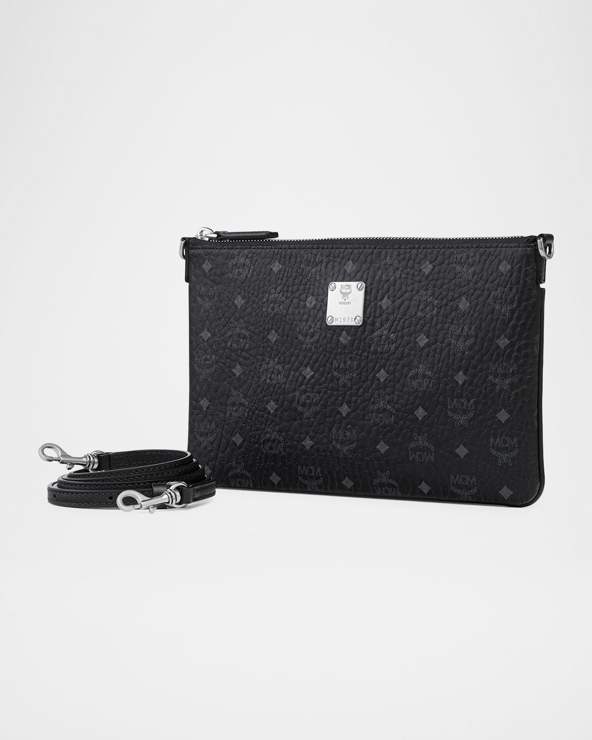 MCM Mini Aren Visetos Flat Crossbody Pouch | Thumbnail 2