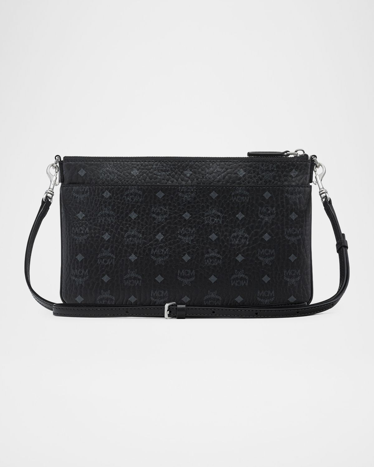 MCM Mini Aren Visetos Flat Crossbody Pouch | Thumbnail 4
