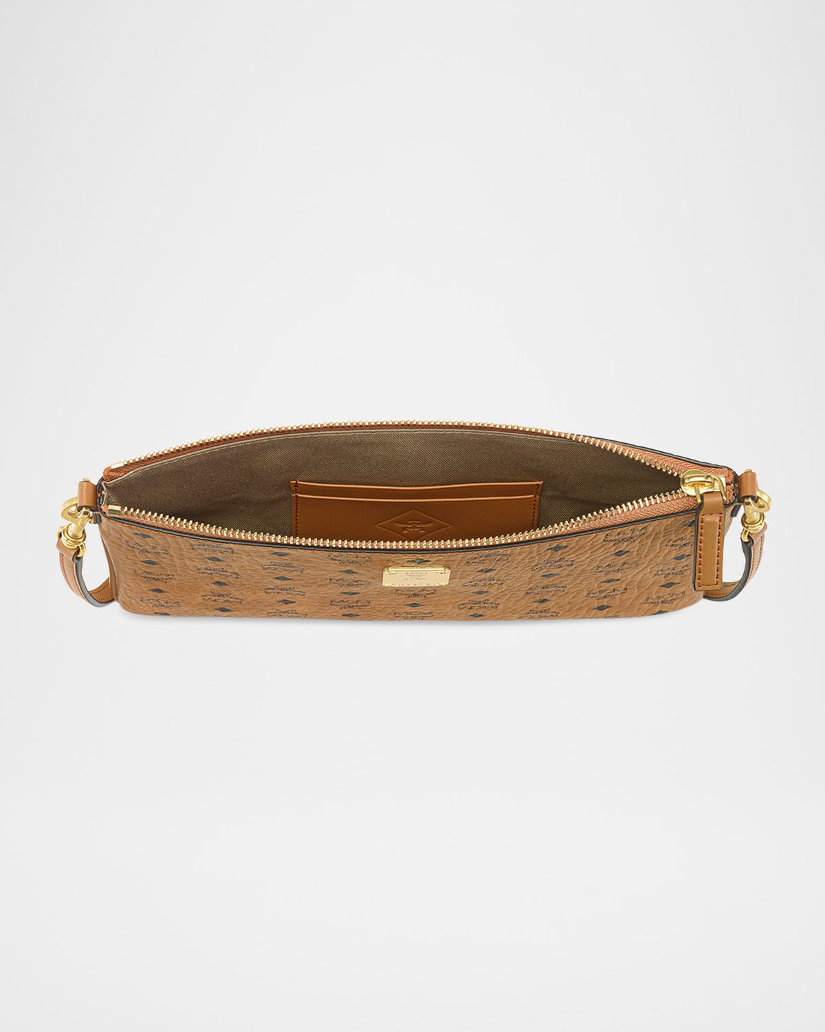 MCM Mini Aren Visetos Flat Crossbody Pouch | Thumbnail 7