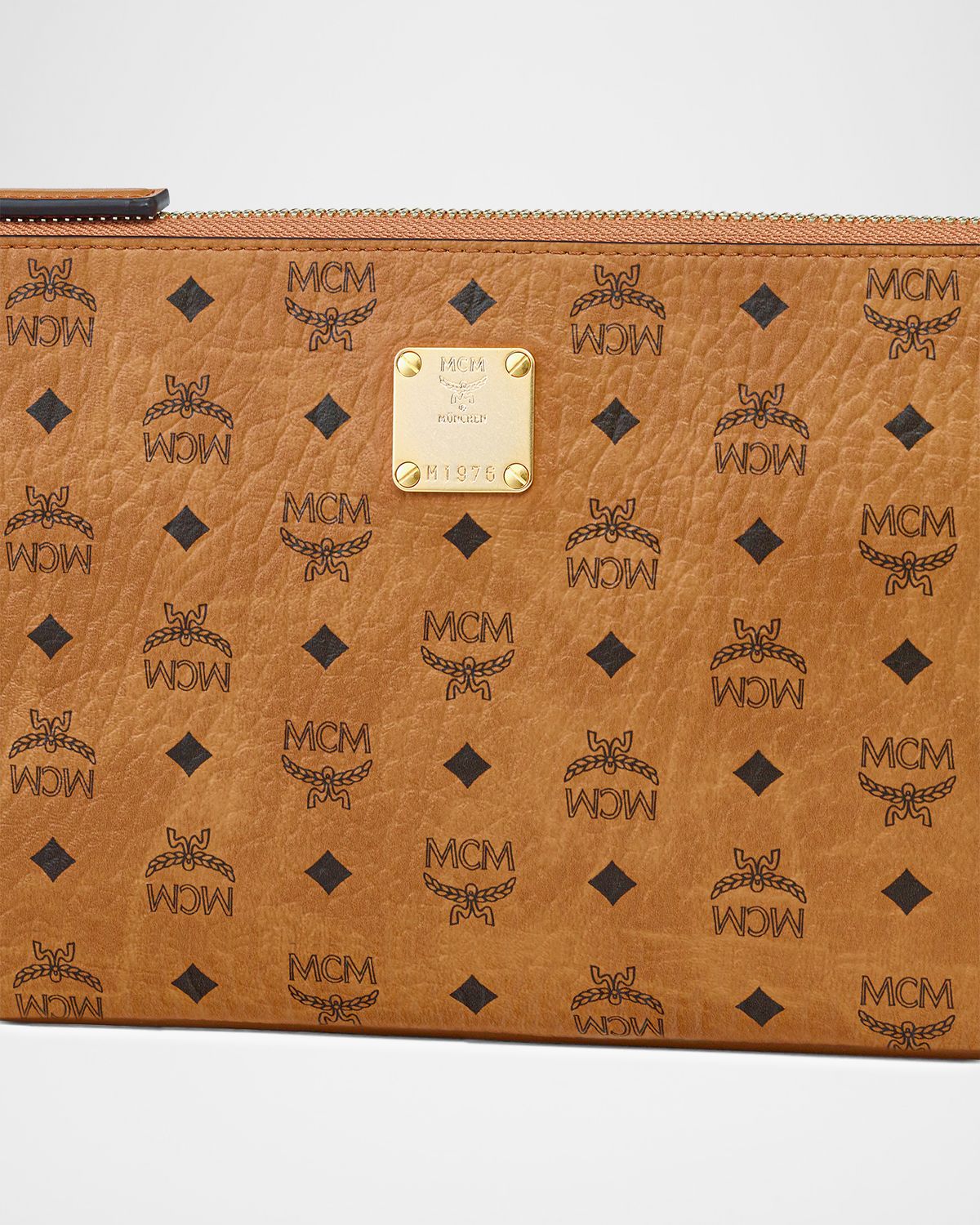 MCM Mini Aren Visetos Flat Crossbody Pouch | Thumbnail 9