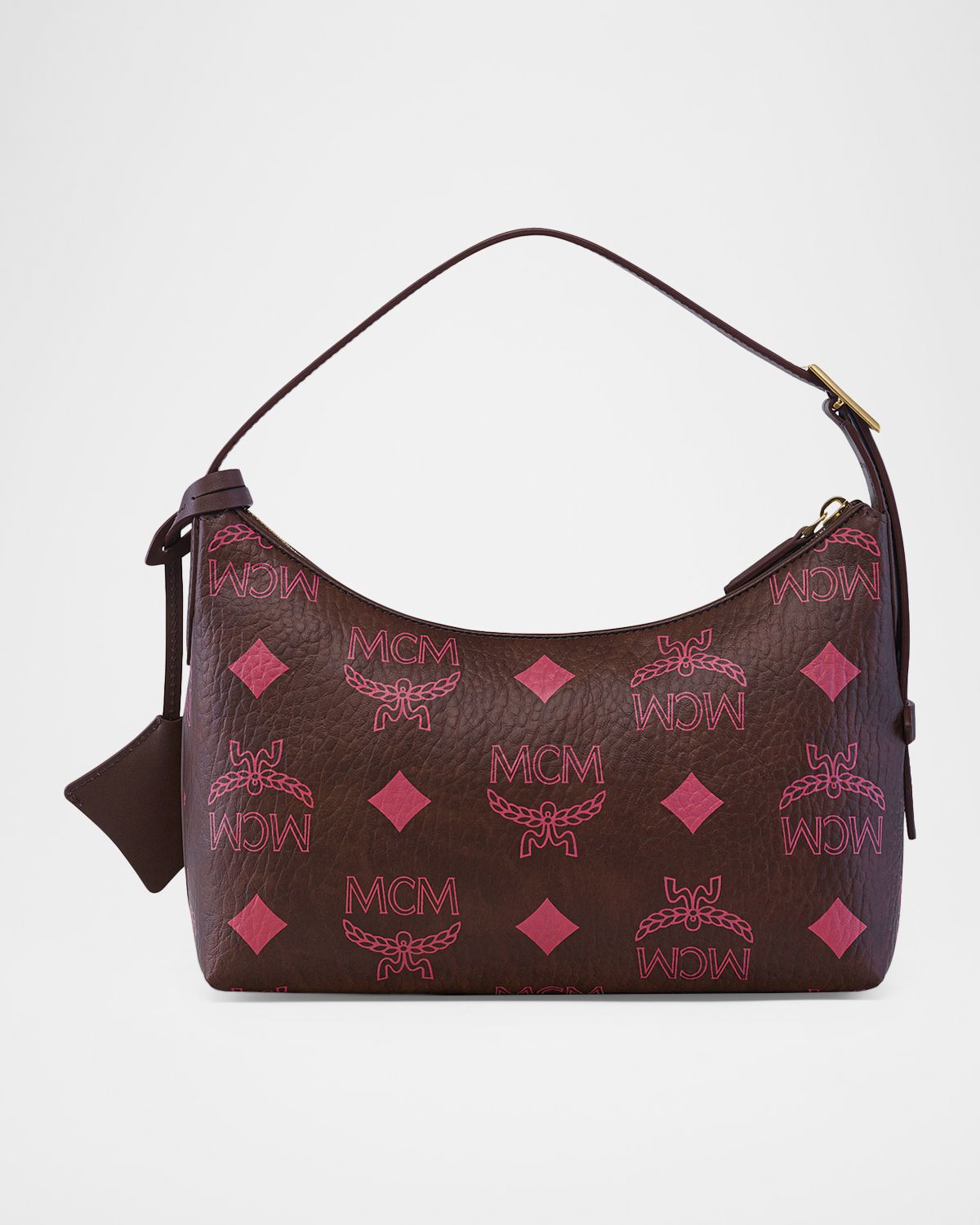 MCM Small Aren Hobo Bag in Maxi Visetos | Thumbnail 4 MCM Small Aren Hobo Bag in Maxi Visetos | Thumbnail 4