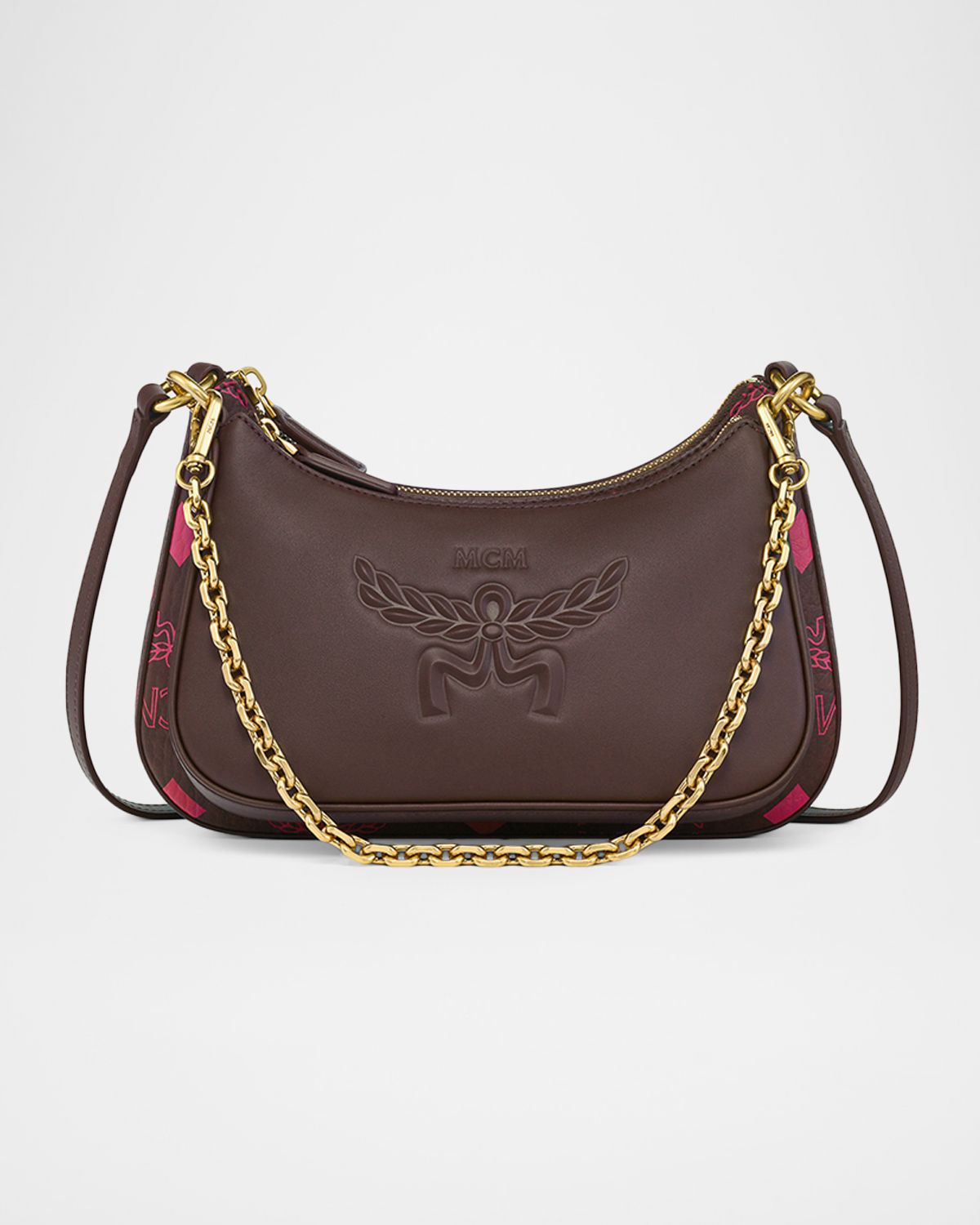 MCM Aren Duo Hobo Bag in Maxi Visetos - Women's Bags