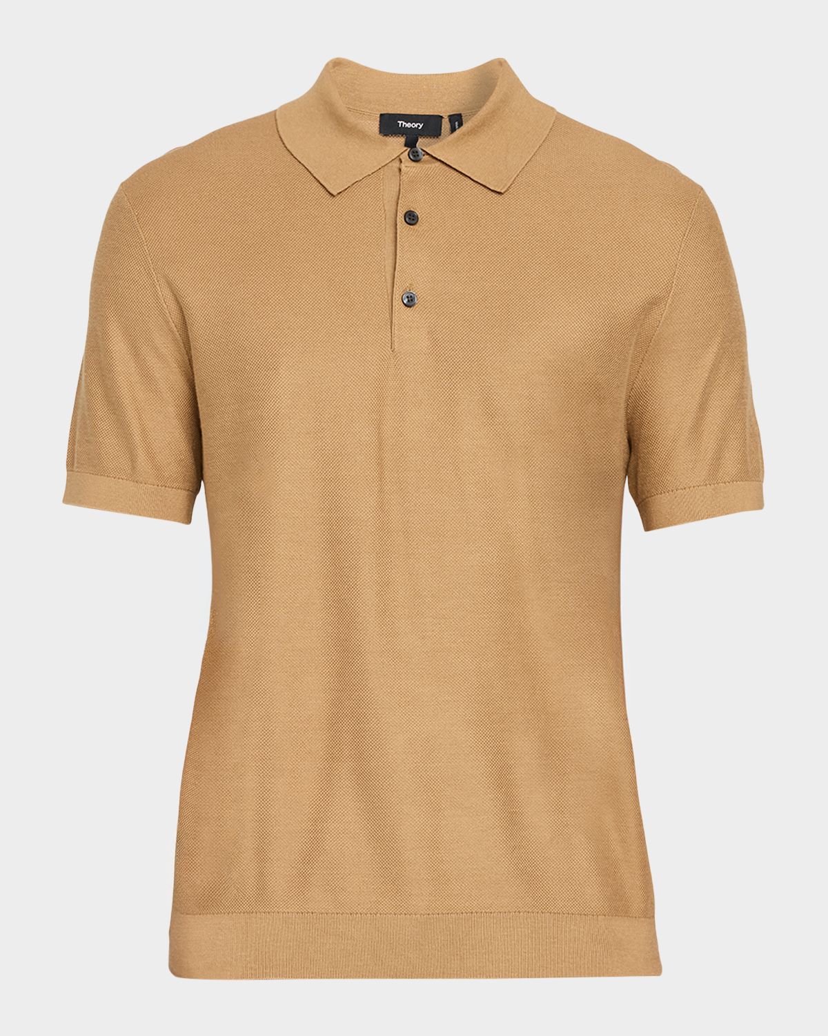 Theory Men 's Silk-Cotton Polo Shirt
