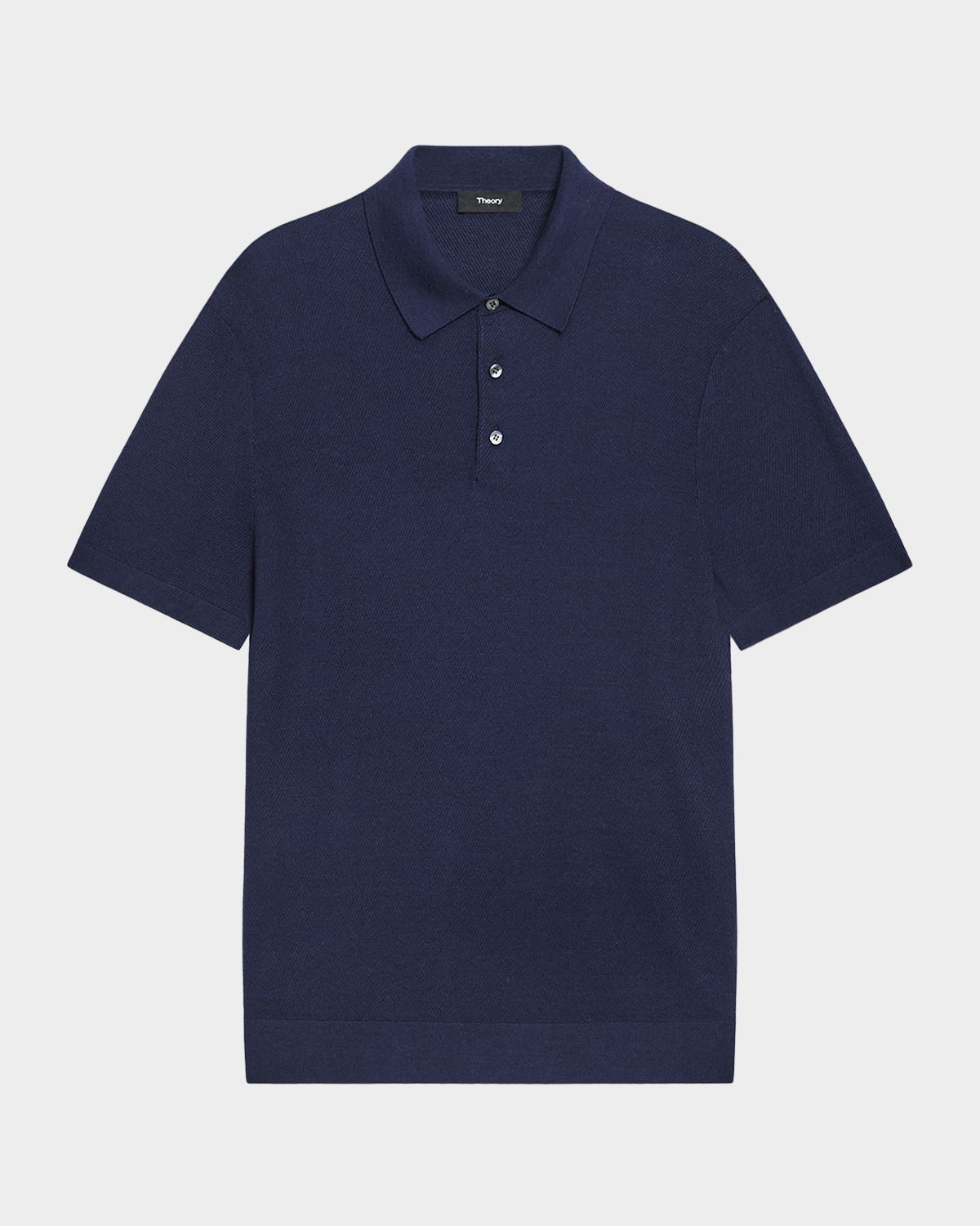 Theory Men 's Silk-Cotton Polo Shirt