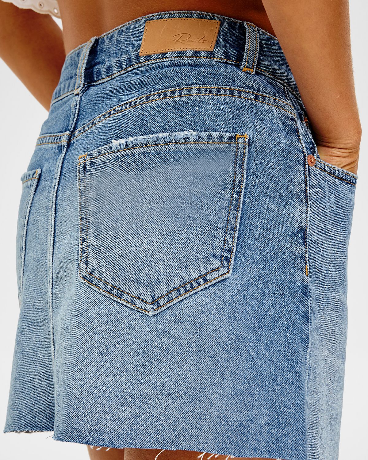 Rails Huntington Denim Wrap Skirt | Thumbnail 5 Rails Huntington Denim Wrap Skirt | Thumbnail 5