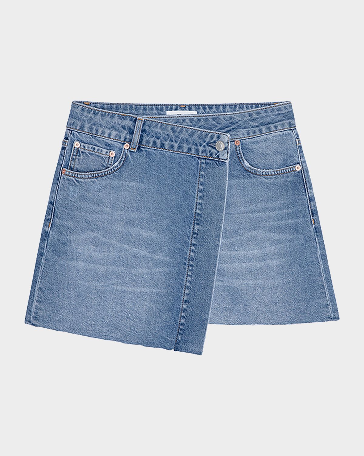Rails Huntington Denim Wrap Skirt