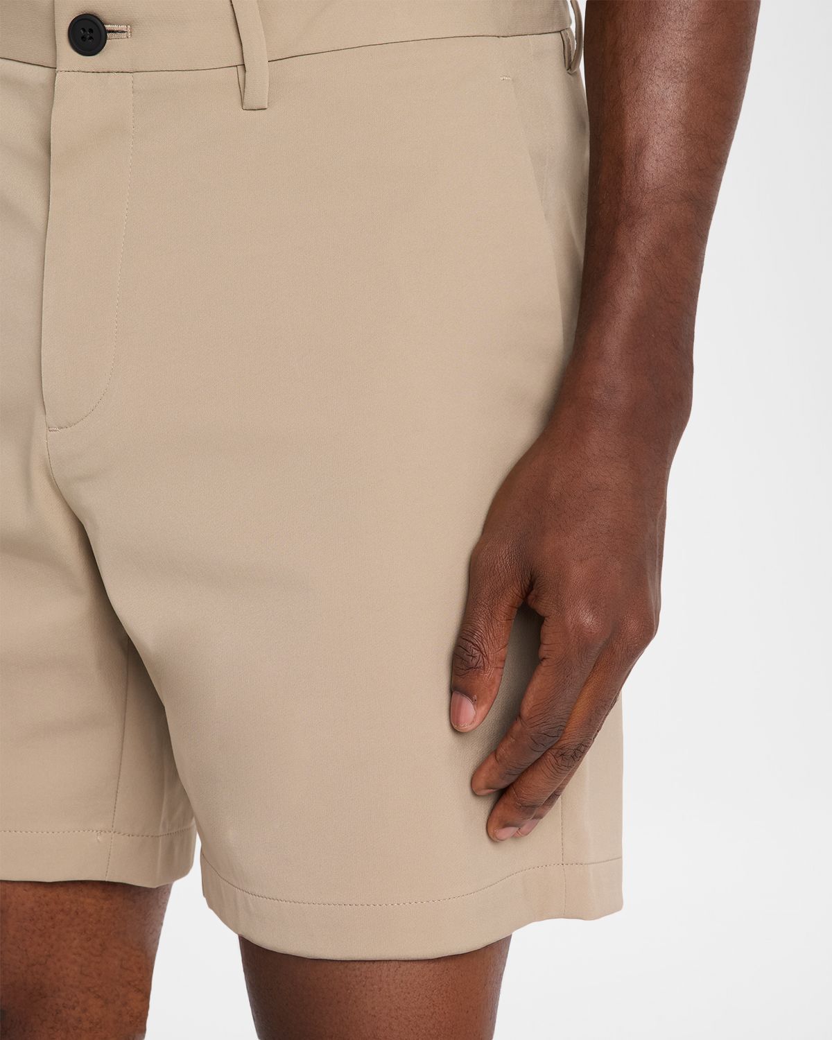 Theory Men 's Zaine Nylon 7" Inseam Flat-Front Shorts | Thumbnail 5 Theory Men 's Zaine Nylon 7" Inseam Flat-Front Shorts | Thumbnail 5