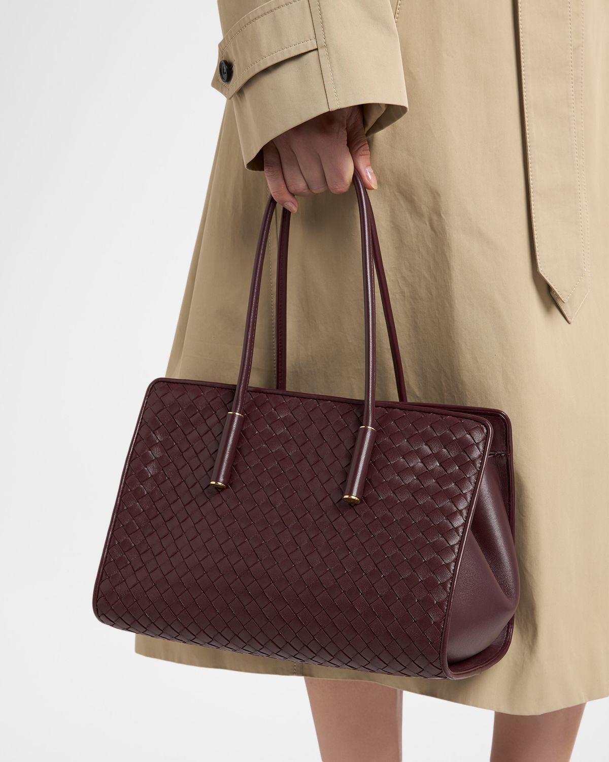 Bottega Veneta Barbara Small Leather Tote Bag
