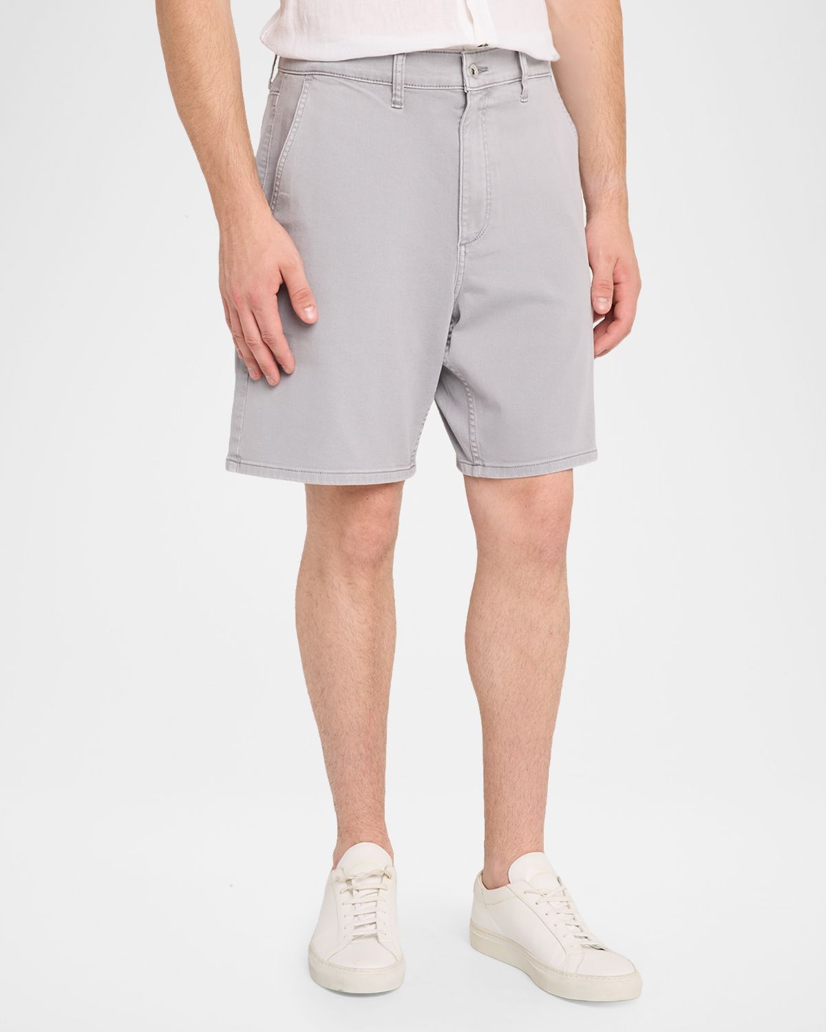 Rag & Bone Men 's Aero Stretch Denim Straight-Fit Shorts | Thumbnail 4 Rag & Bone Men 's Aero Stretch Denim Straight-Fit Shorts | Thumbnail 4