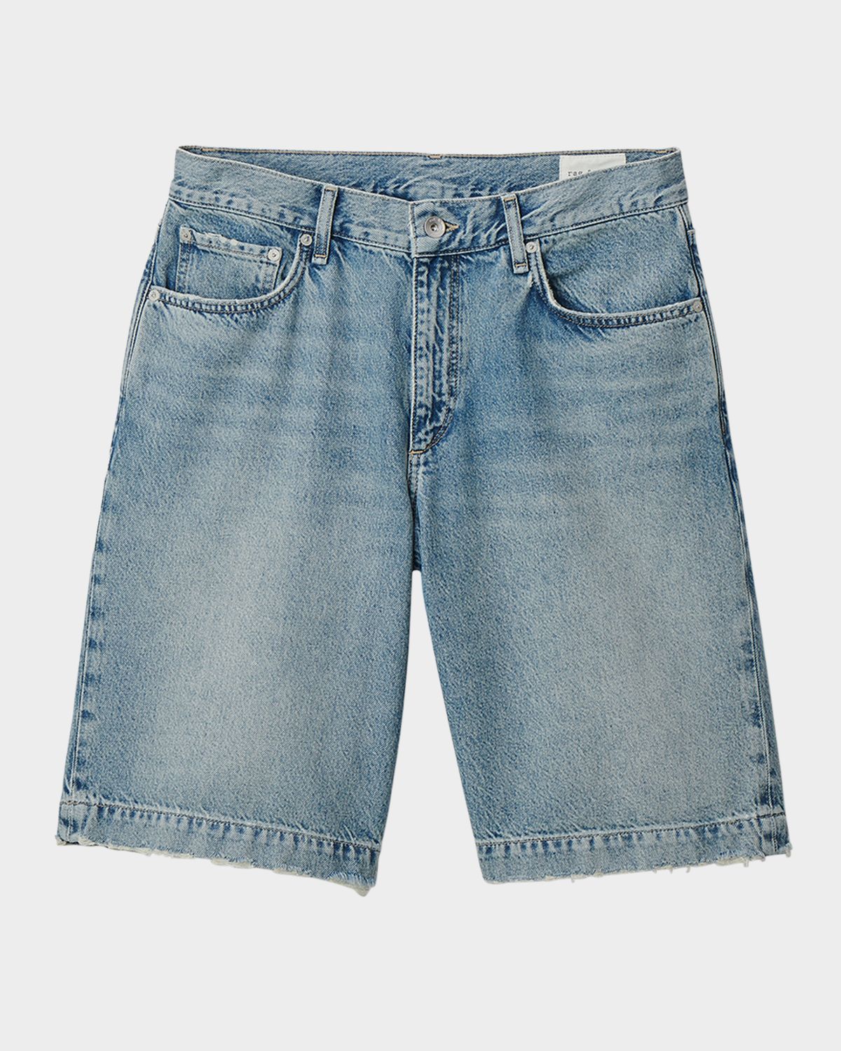 Rag & Bone Men 's Sh-Aggy Wide-Leg Denim Shorts - Women's Clothing