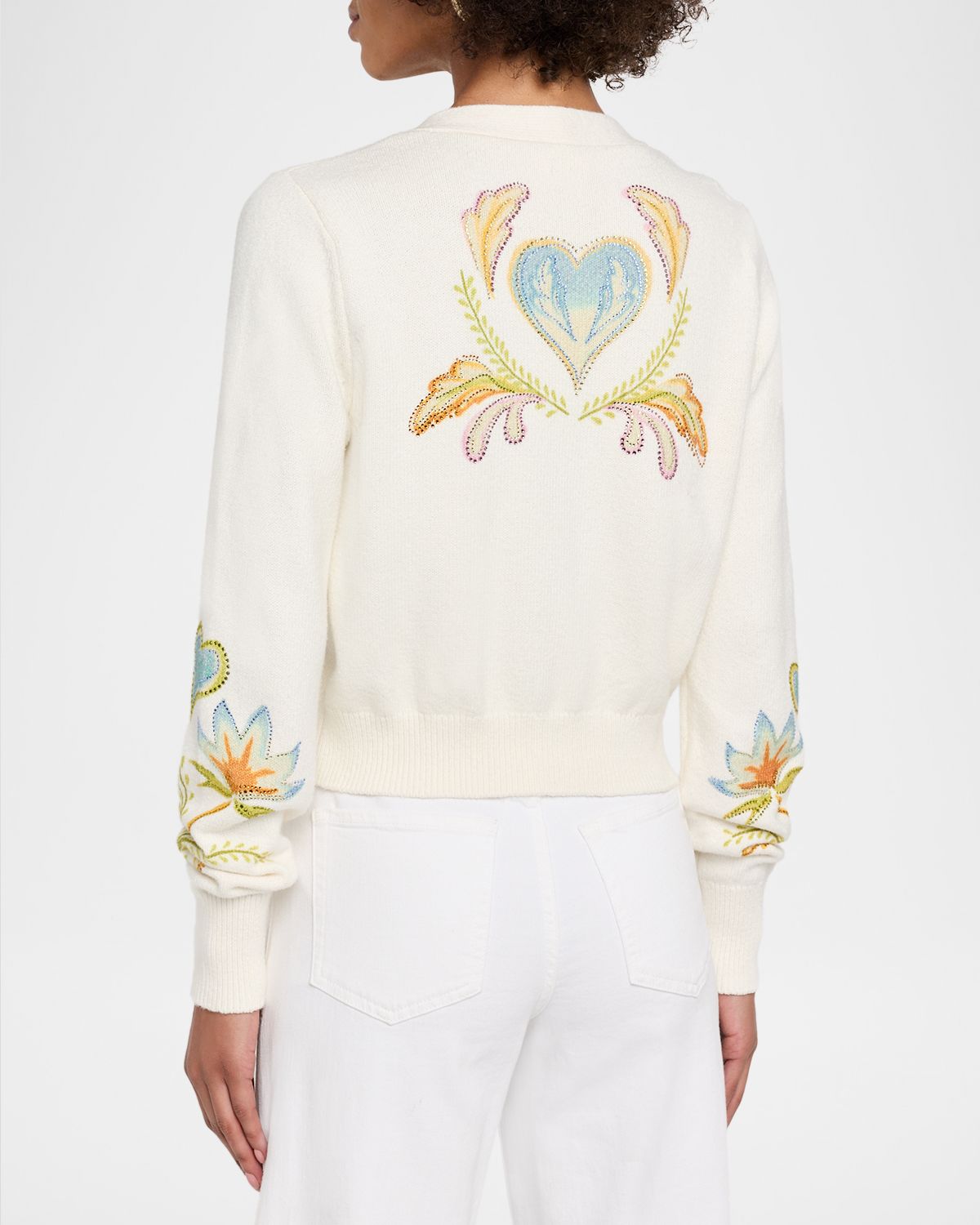 Cinq a Sept Nikko Embroidered Cardigan | Thumbnail 3 Cinq a Sept Nikko Embroidered Cardigan | Thumbnail 3