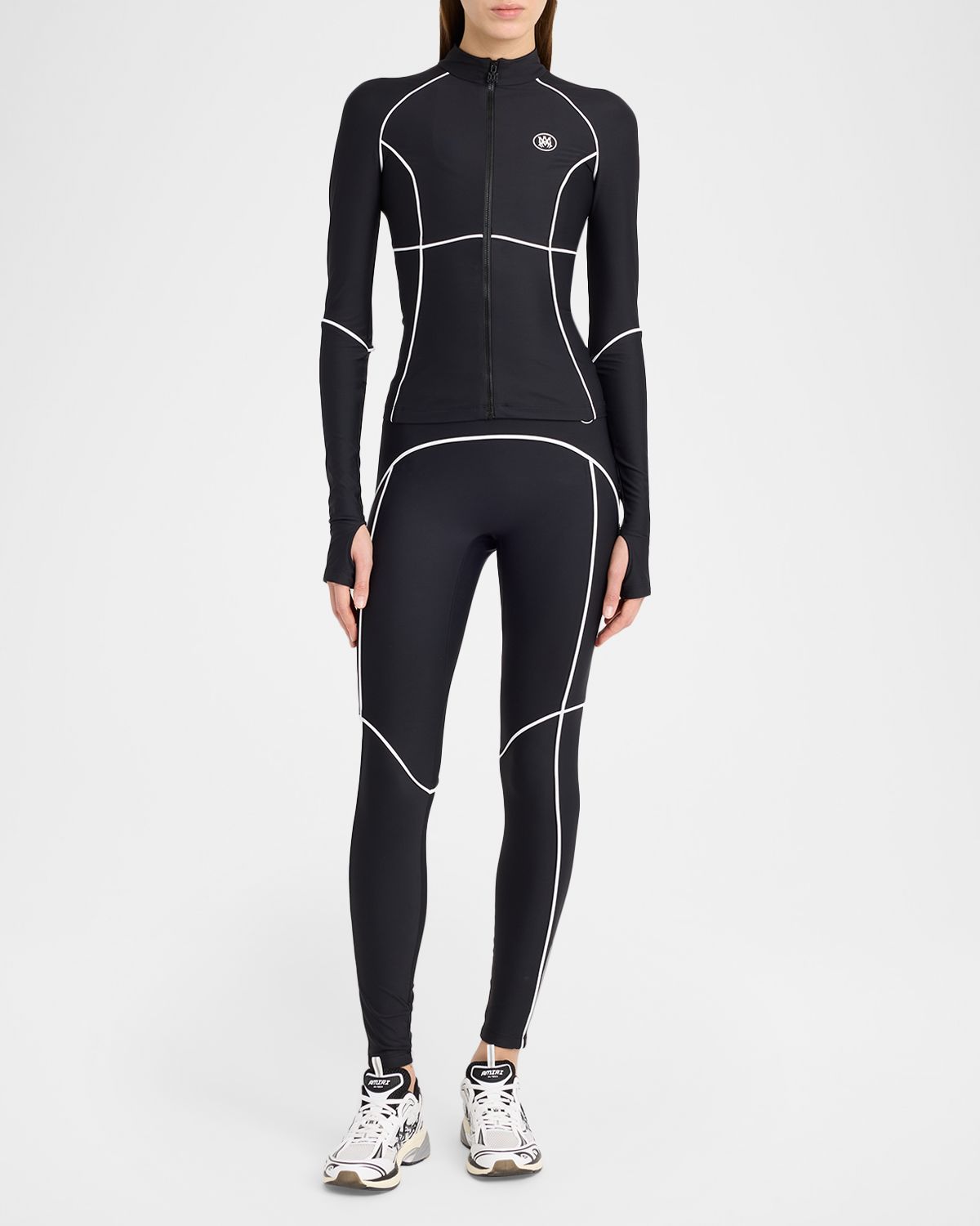 Amiri MA Logo Contrast-Trim Leggings | Thumbnail 4 Amiri MA Logo Contrast-Trim Leggings | Thumbnail 4