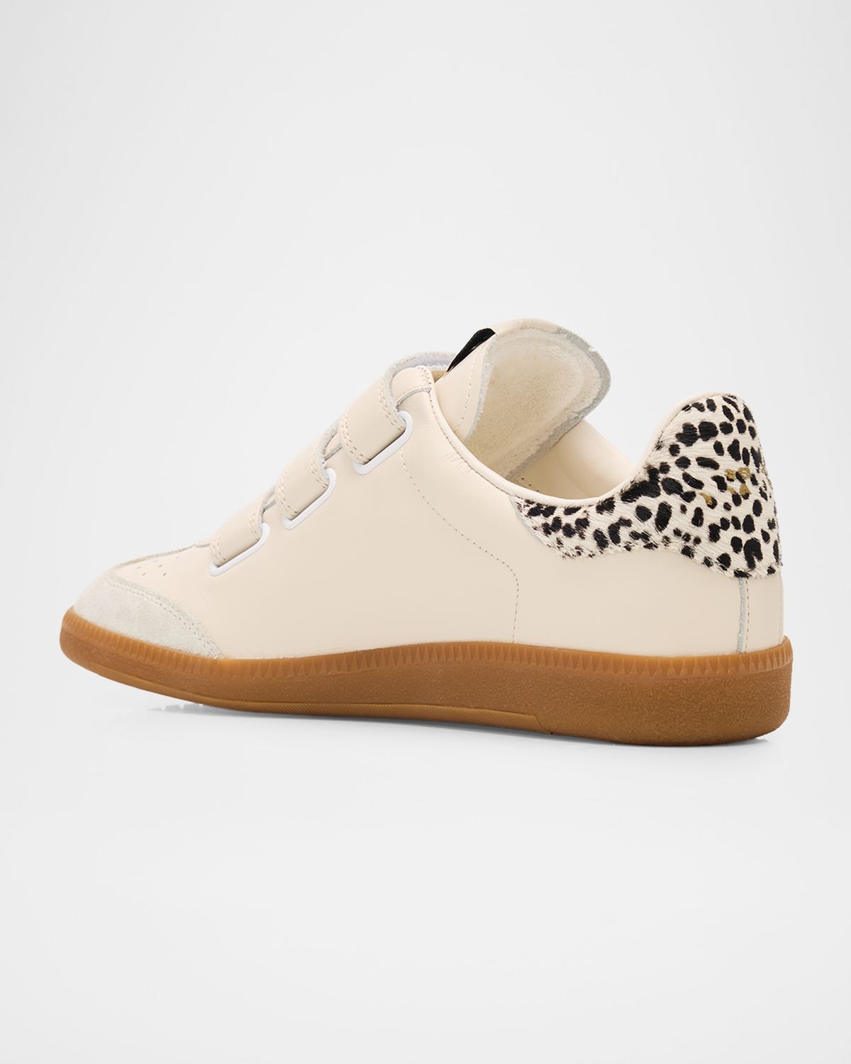 Isabel Marant Beth Mixed Leather Grip-Strap Sneakers | Thumbnail 4 Isabel Marant Beth Mixed Leather Grip-Strap Sneakers | Thumbnail 4