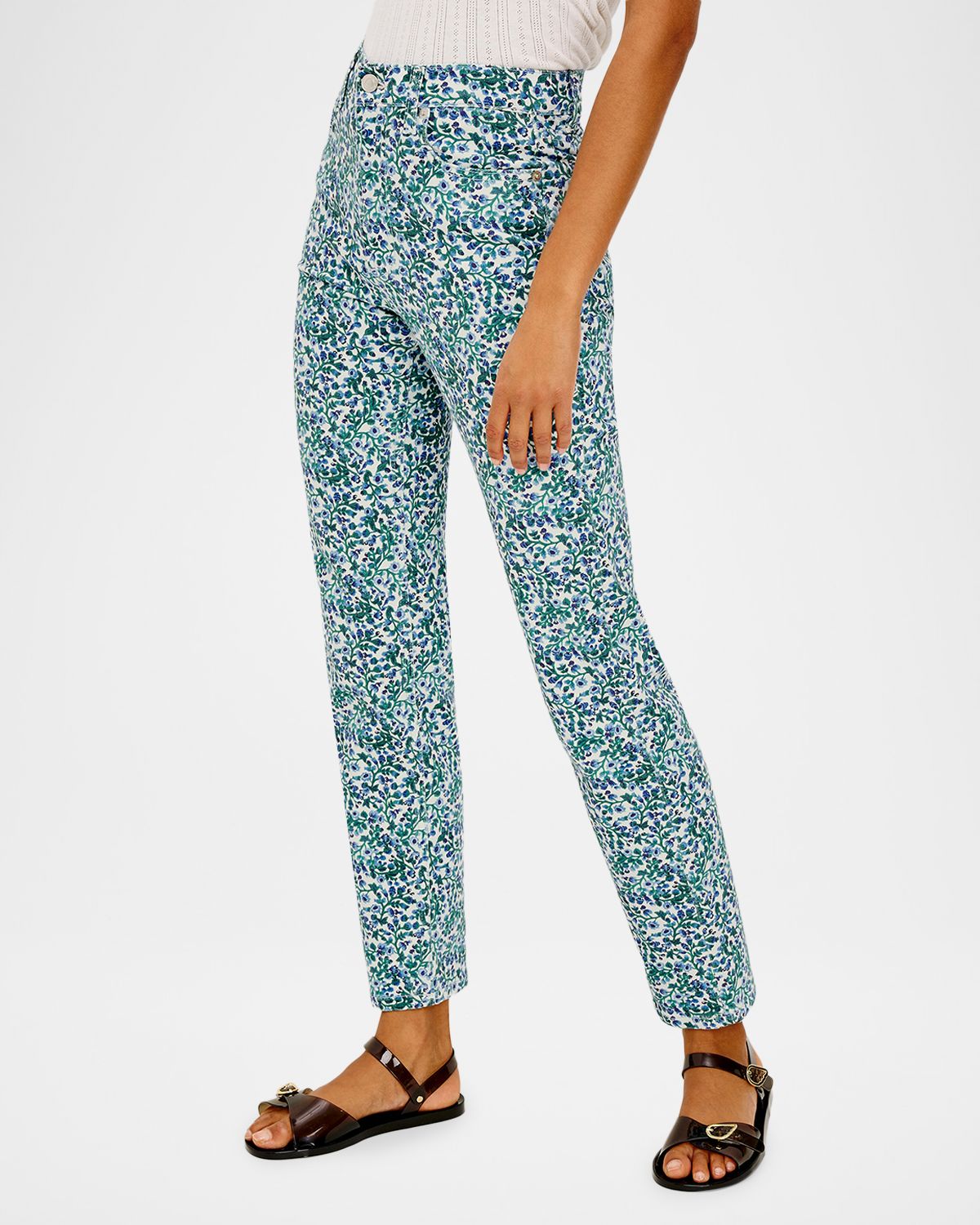 Rails Topanga Floral Straight Ankle Jeans | Thumbnail 4