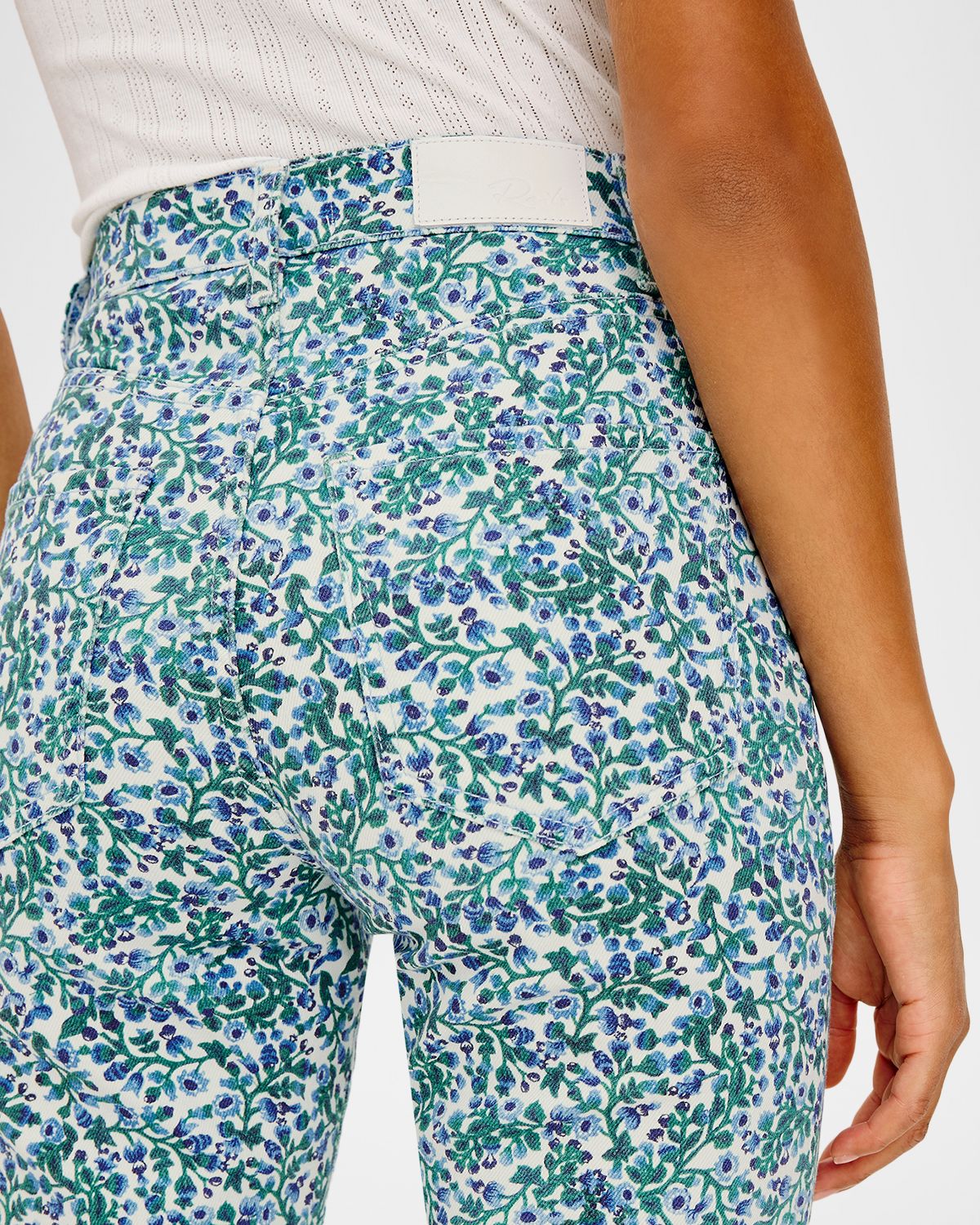 Rails Topanga Floral Straight Ankle Jeans | Thumbnail 6