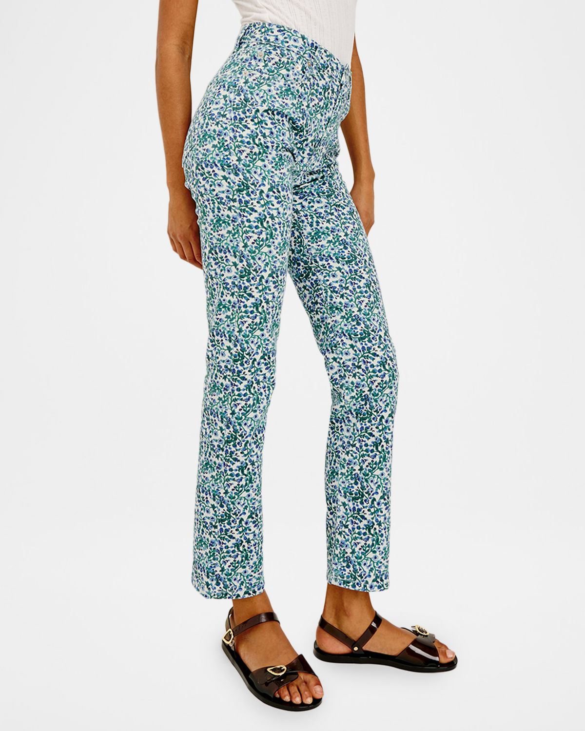 Rails Topanga Floral Straight Ankle Jeans | Thumbnail 7