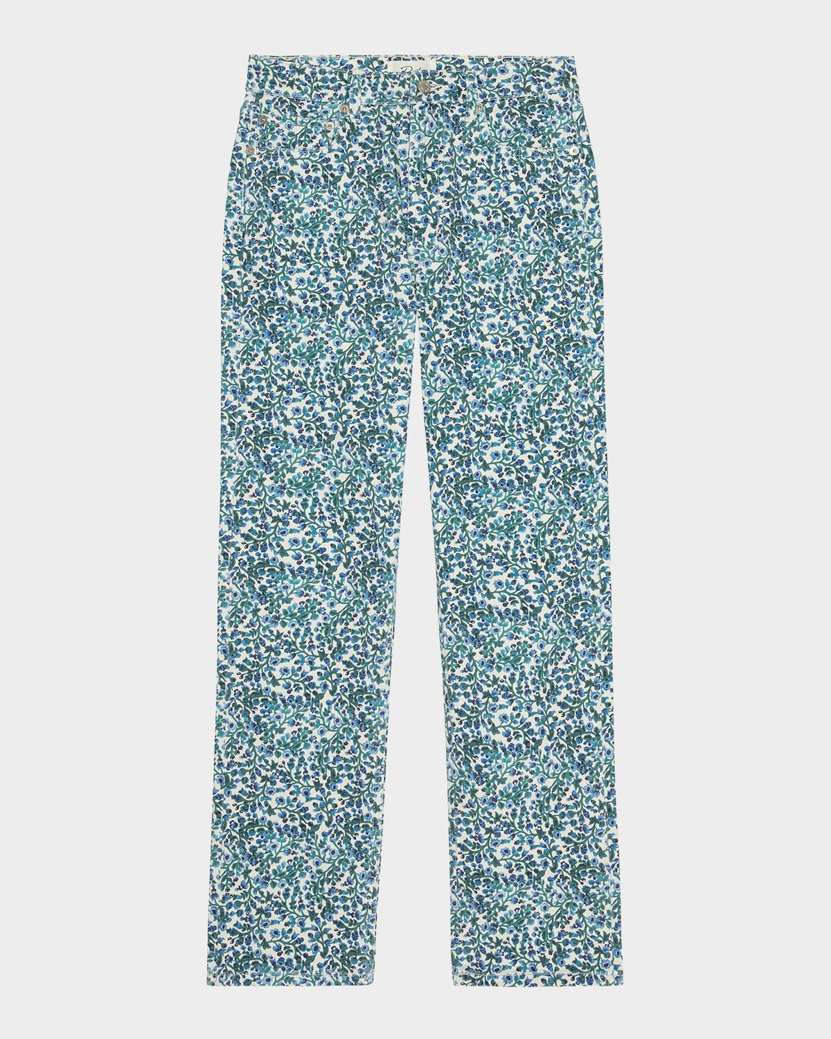 Rails Topanga Floral Straight Ankle Jeans