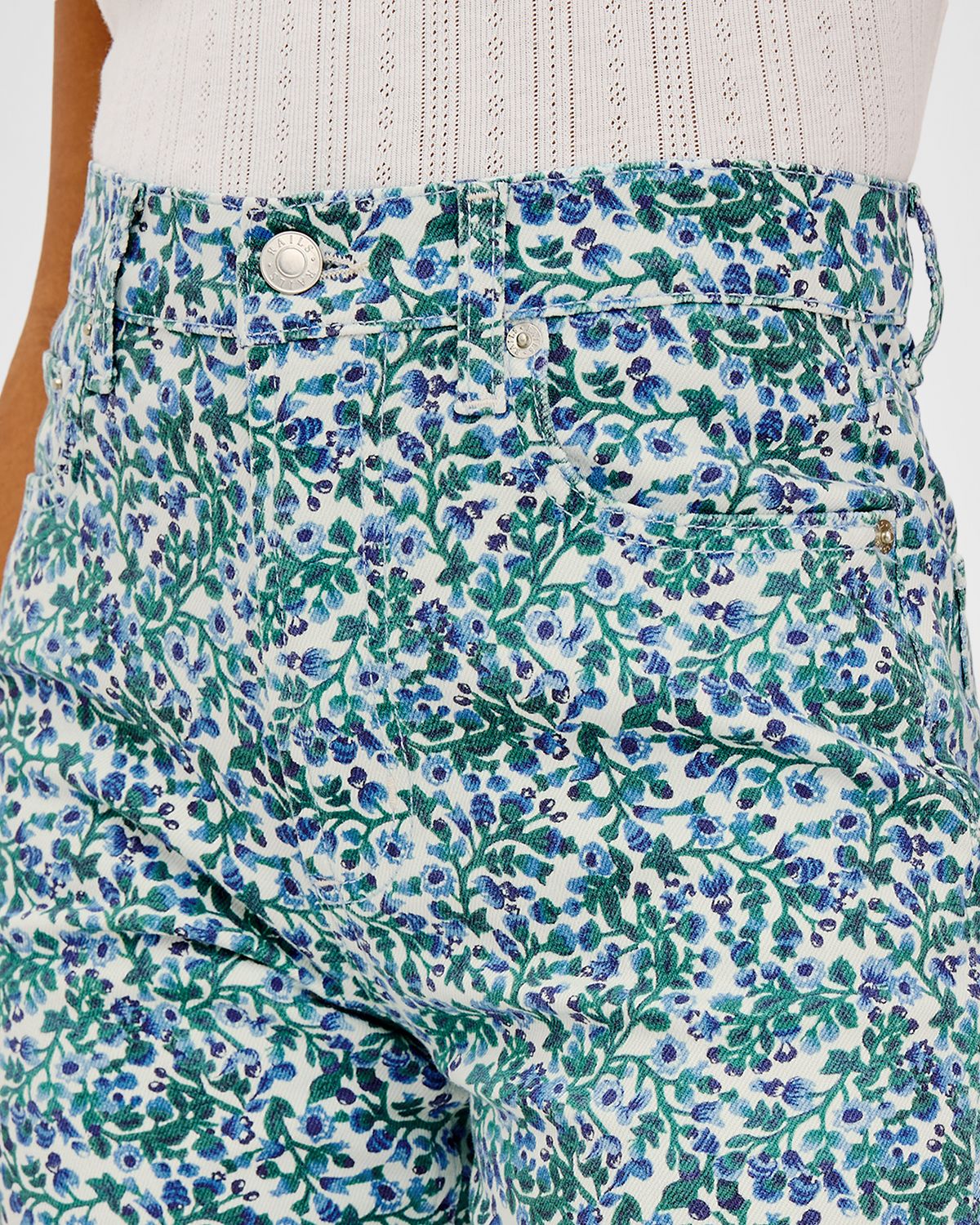 Rails Topanga Floral Straight Ankle Jeans | Thumbnail 5