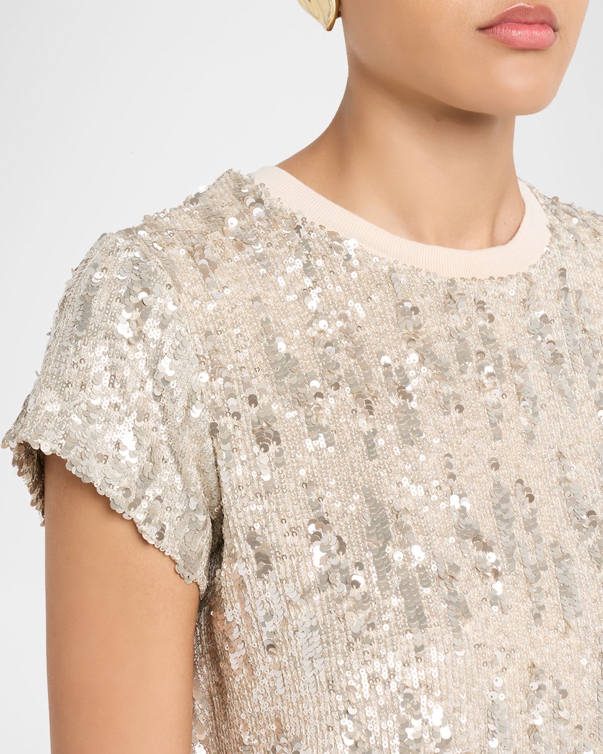 Generation Love Kai Mixed Sequin Top | Thumbnail 5
