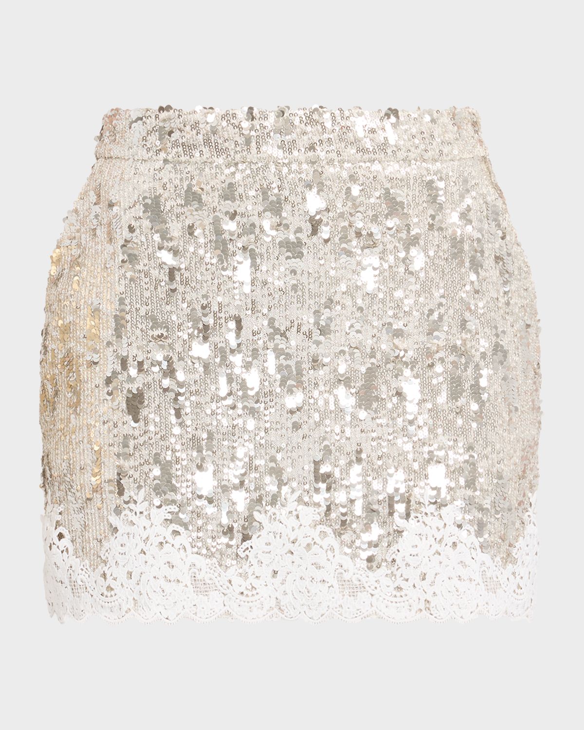 Generation Love Janet Sequined Lace Mini Skirt