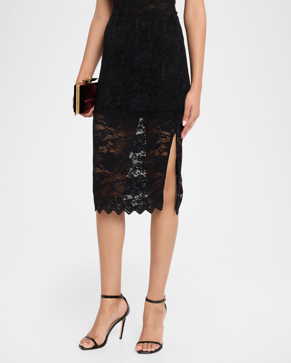 Generation Love Kiera Lace Midi Skirt | Thumbnail 4 Generation Love Kiera Lace Midi Skirt | Thumbnail 4