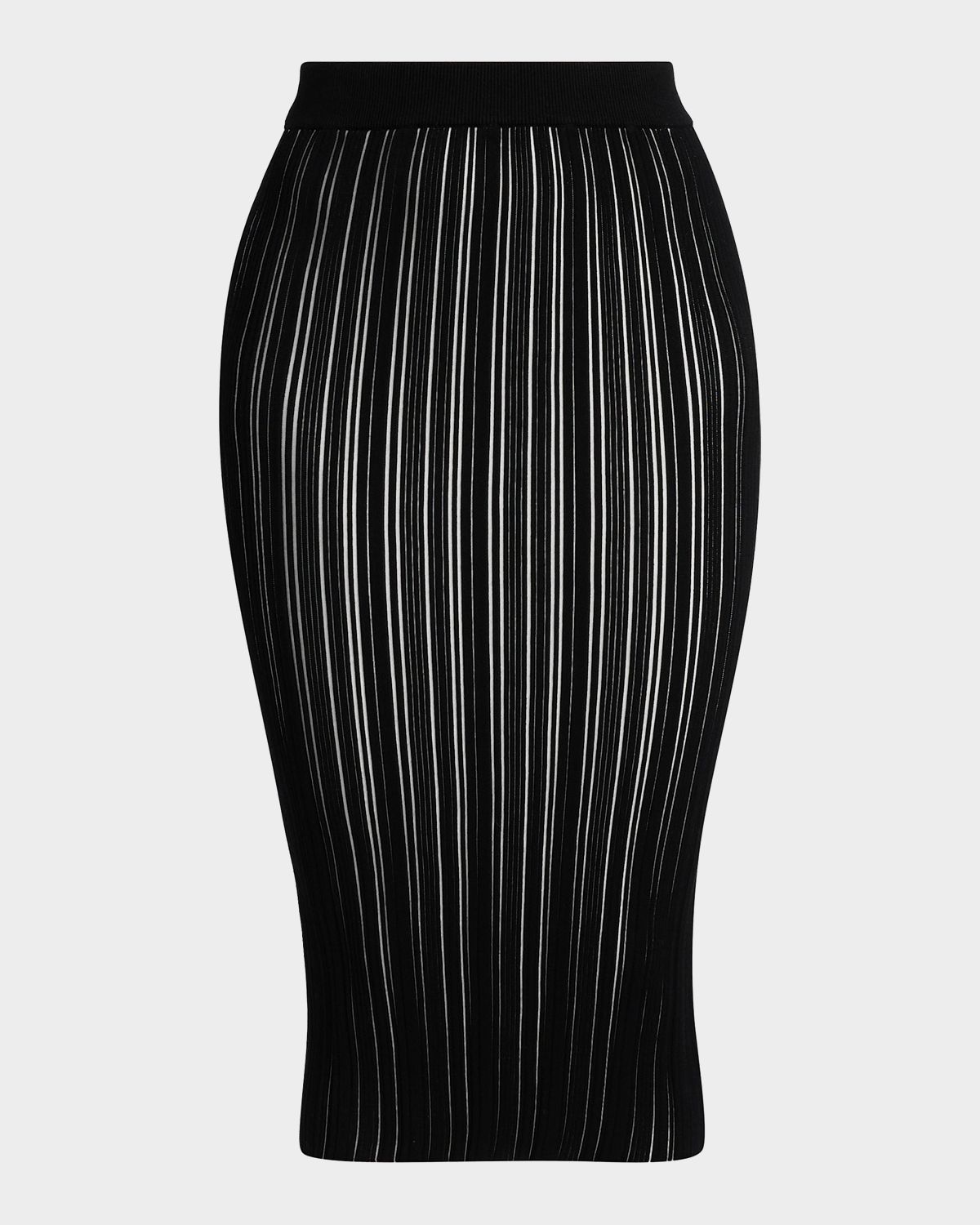 Chiara Boni La Petite Robe Kalika Rib-Knit Midi Skirt | Thumbnail 1 Chiara Boni La Petite Robe Kalika Rib-Knit Midi Skirt | Thumbnail 1