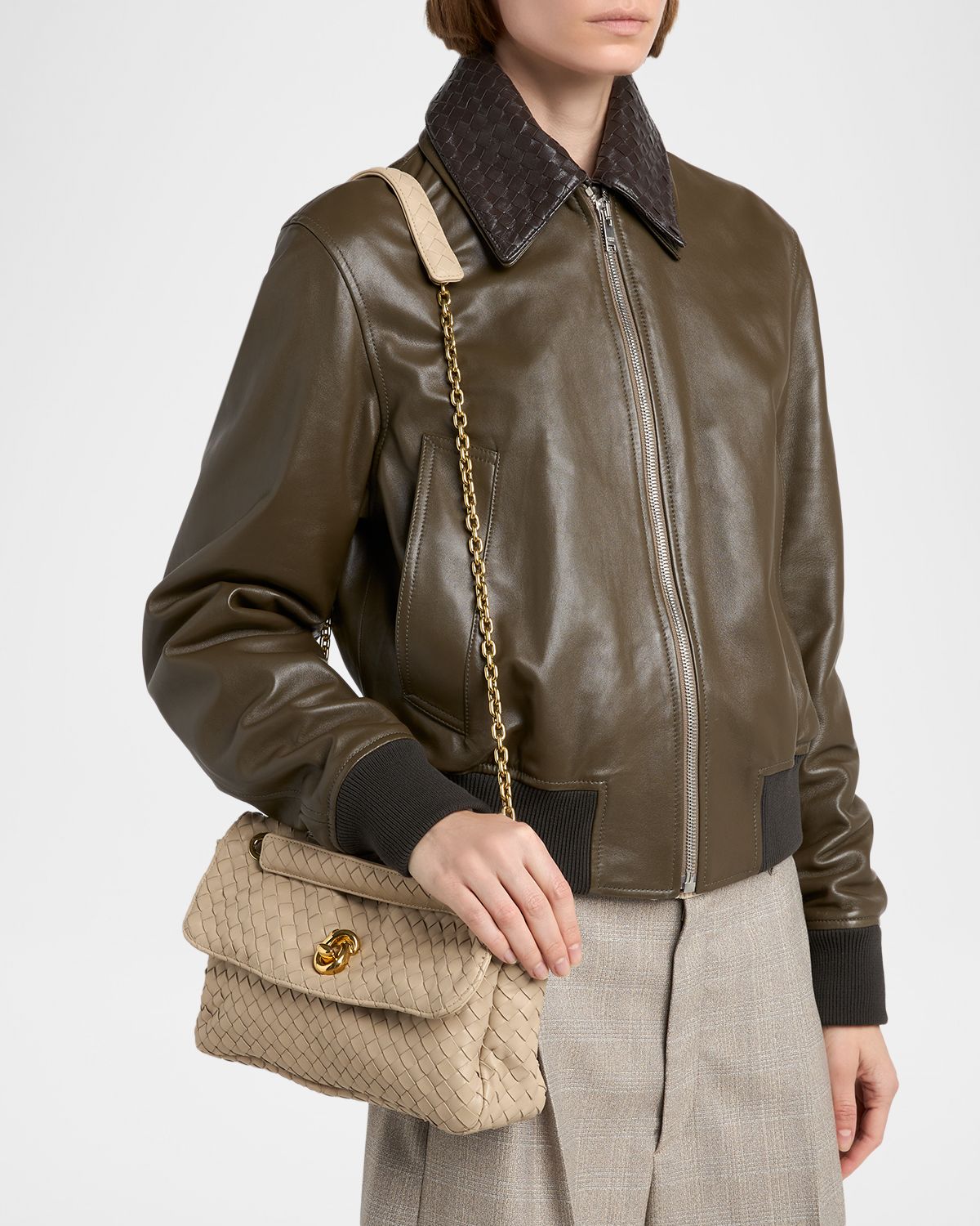 Bottega Veneta Madison Intrecciato Leather Shoulder Bag | Thumbnail 11 Bottega Veneta Madison Intrecciato Leather Shoulder Bag | Thumbnail 11
