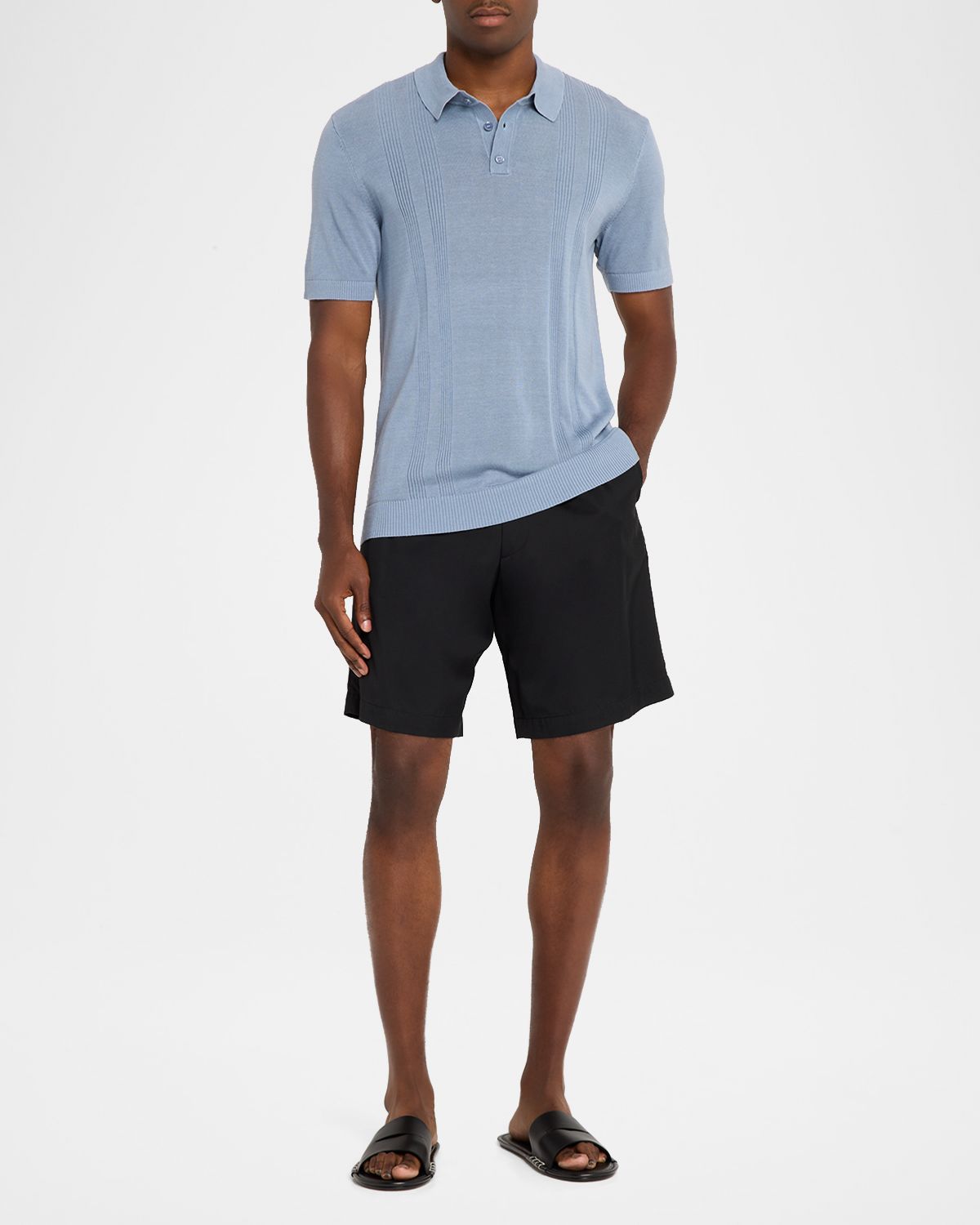 Onia Rib-Knit Polo Shirt | Thumbnail 2 Onia Rib-Knit Polo Shirt | Thumbnail 2