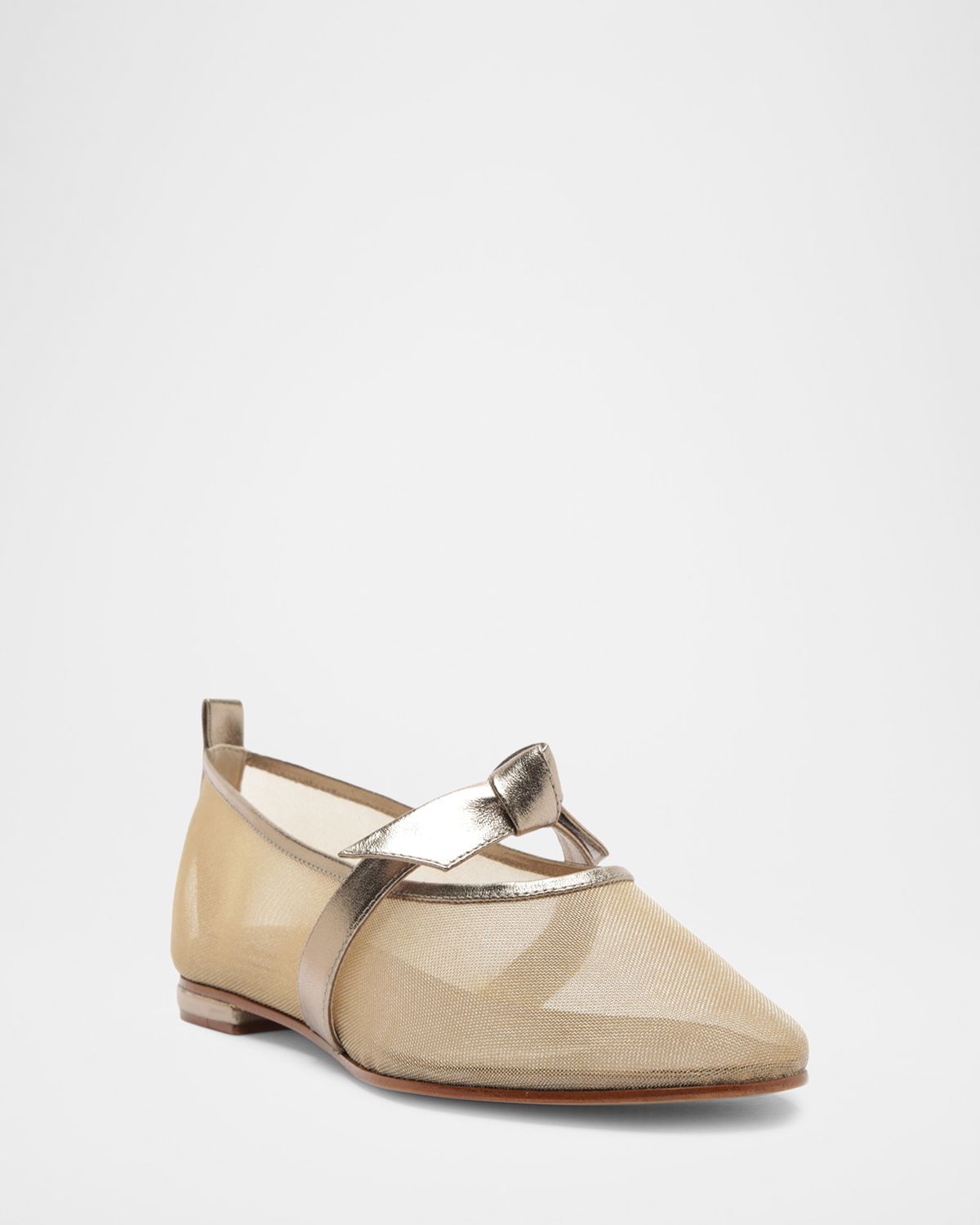 Alexandre Birman Clarita Metallic Mesh Ballerina Flats | Thumbnail 7 Alexandre Birman Clarita Metallic Mesh Ballerina Flats | Thumbnail 7
