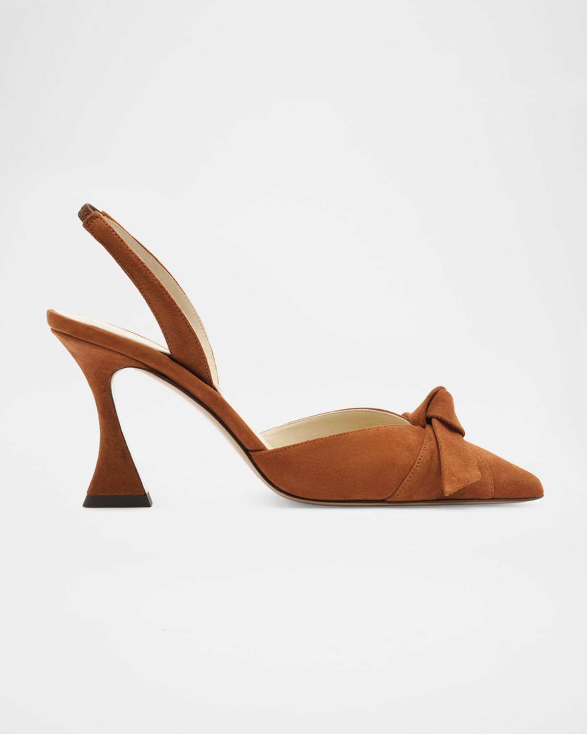 Alexandre Birman 8mm Clarita Suede Slingback Pumps