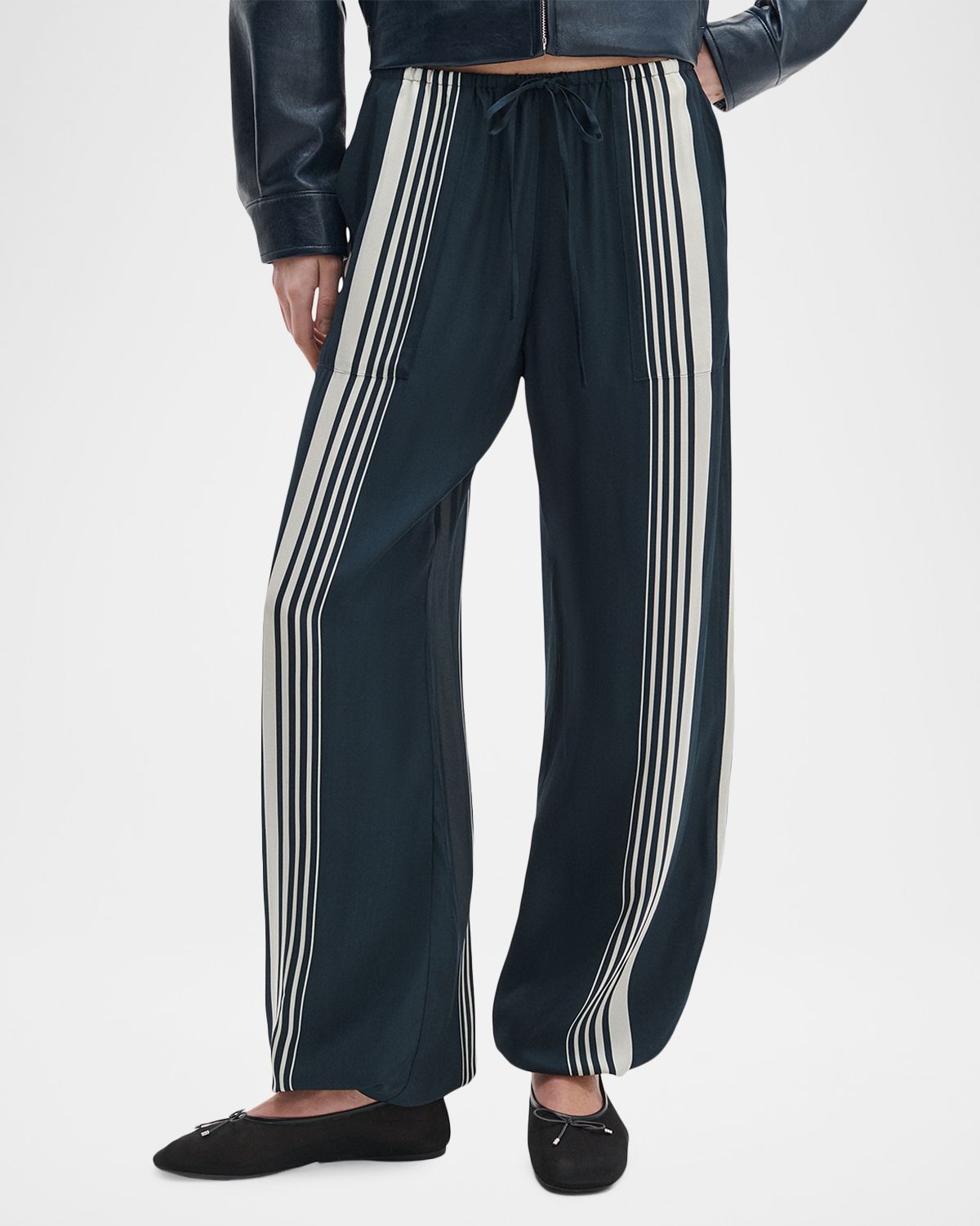 Rag & Bone Claire Scarf-Print Drawstring Pants | Thumbnail 4 Rag & Bone Claire Scarf-Print Drawstring Pants | Thumbnail 4