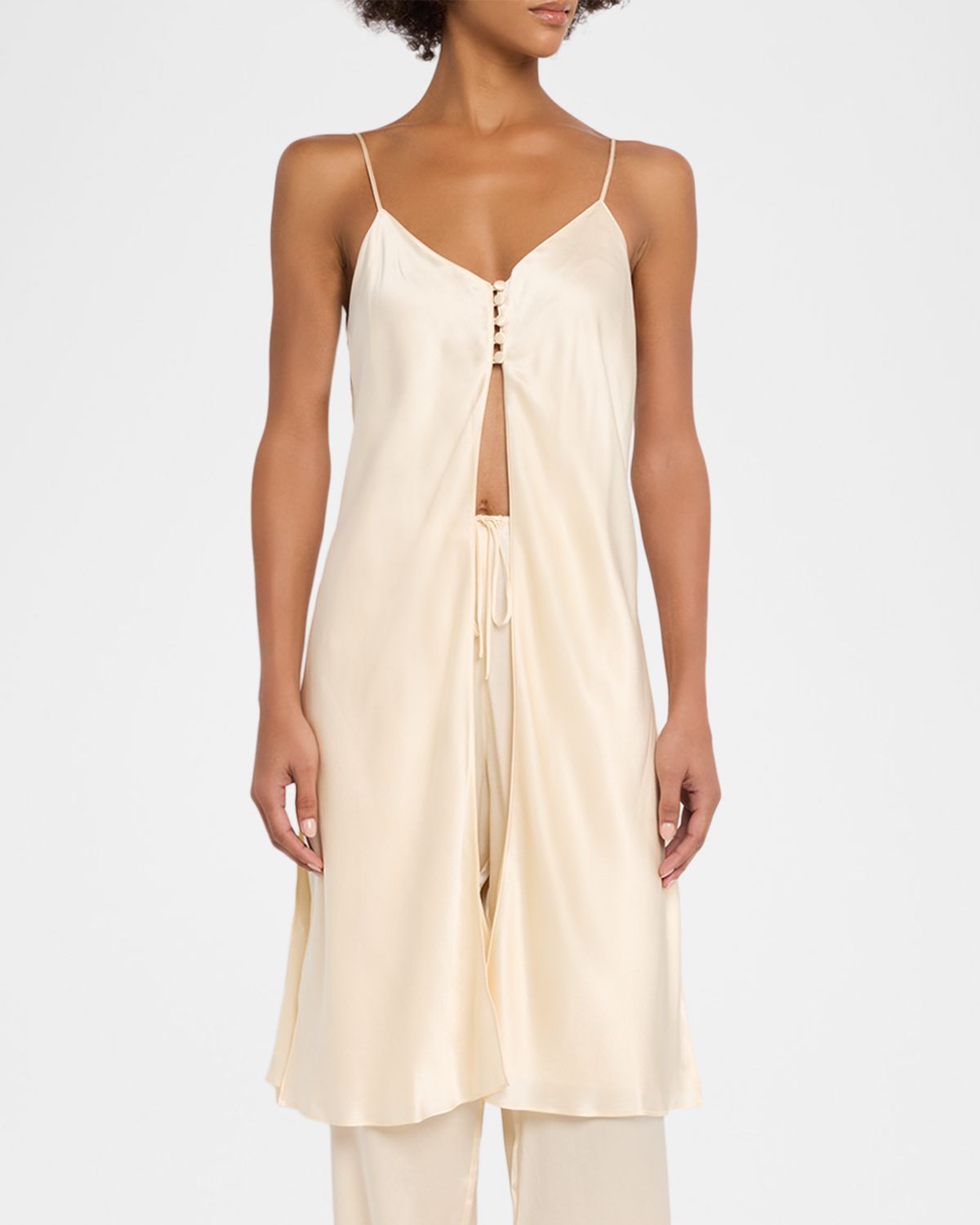 Olivia von Halle Luxury Silk Cami Tunic and Pants Lounge Set | Thumbnail 4 Olivia von Halle Luxury Silk Cami Tunic and Pants Lounge Set | Thumbnail 4