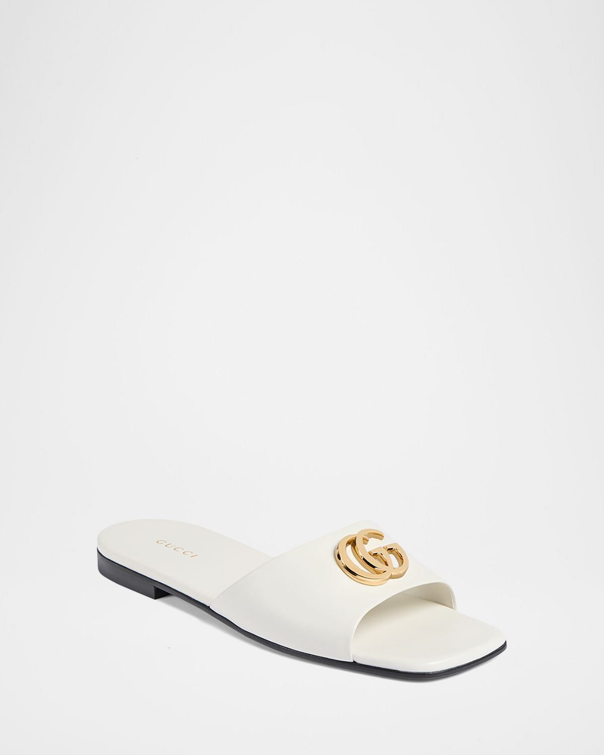 Gucci Marmont GG Leather Slide Sandals | Thumbnail 5