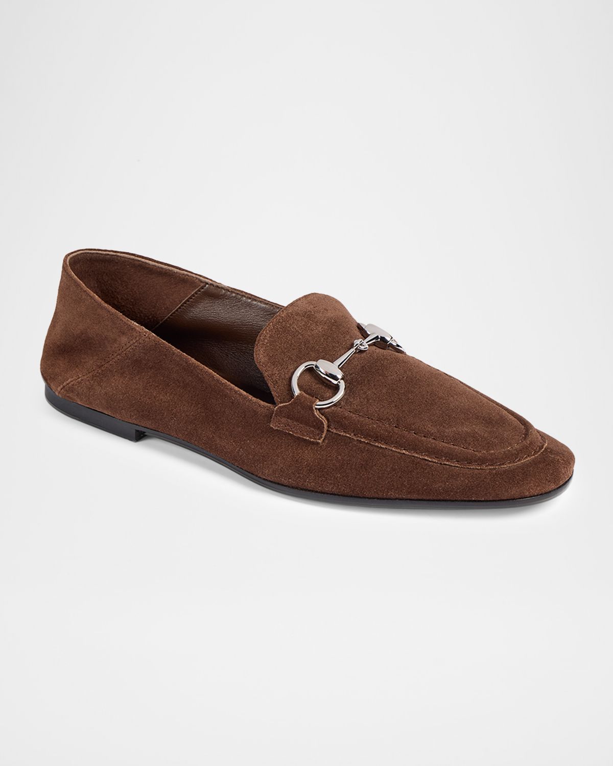 Gucci Jordaan Soft Suede Loafers with Horsebit | Thumbnail 5 Gucci Jordaan Soft Suede Loafers with Horsebit | Thumbnail 5