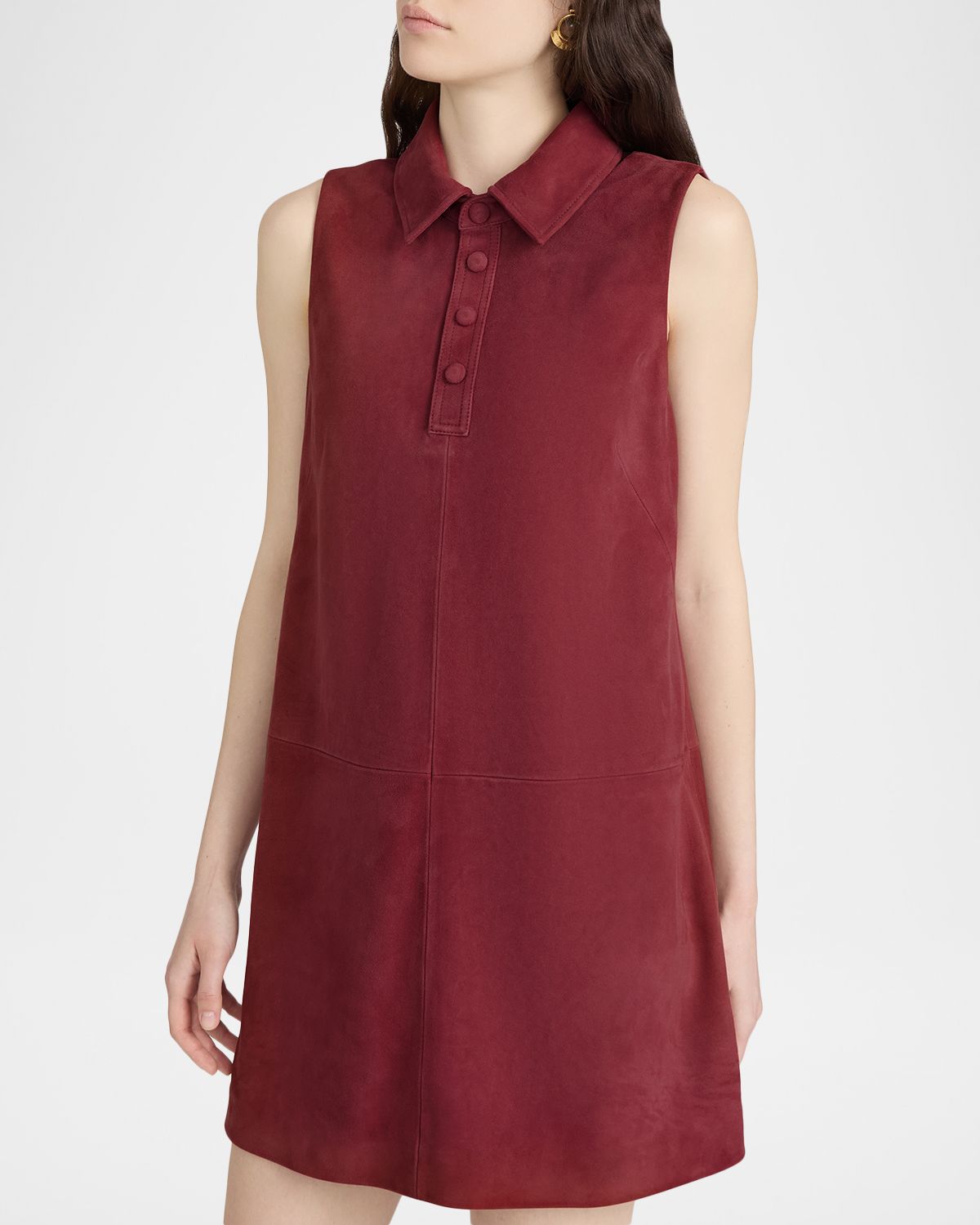 FRAME The Suede City Mini Shift Dress | Thumbnail 6 FRAME The Suede City Mini Shift Dress | Thumbnail 6