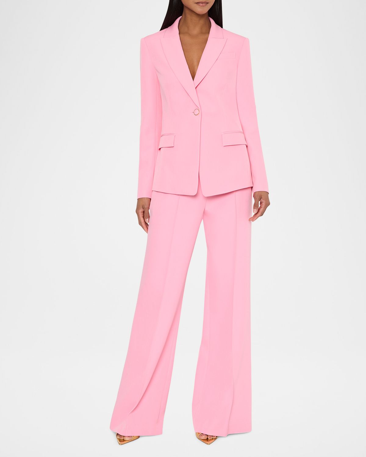 Milly Nash Wide-Leg Cady Pants | Thumbnail 4