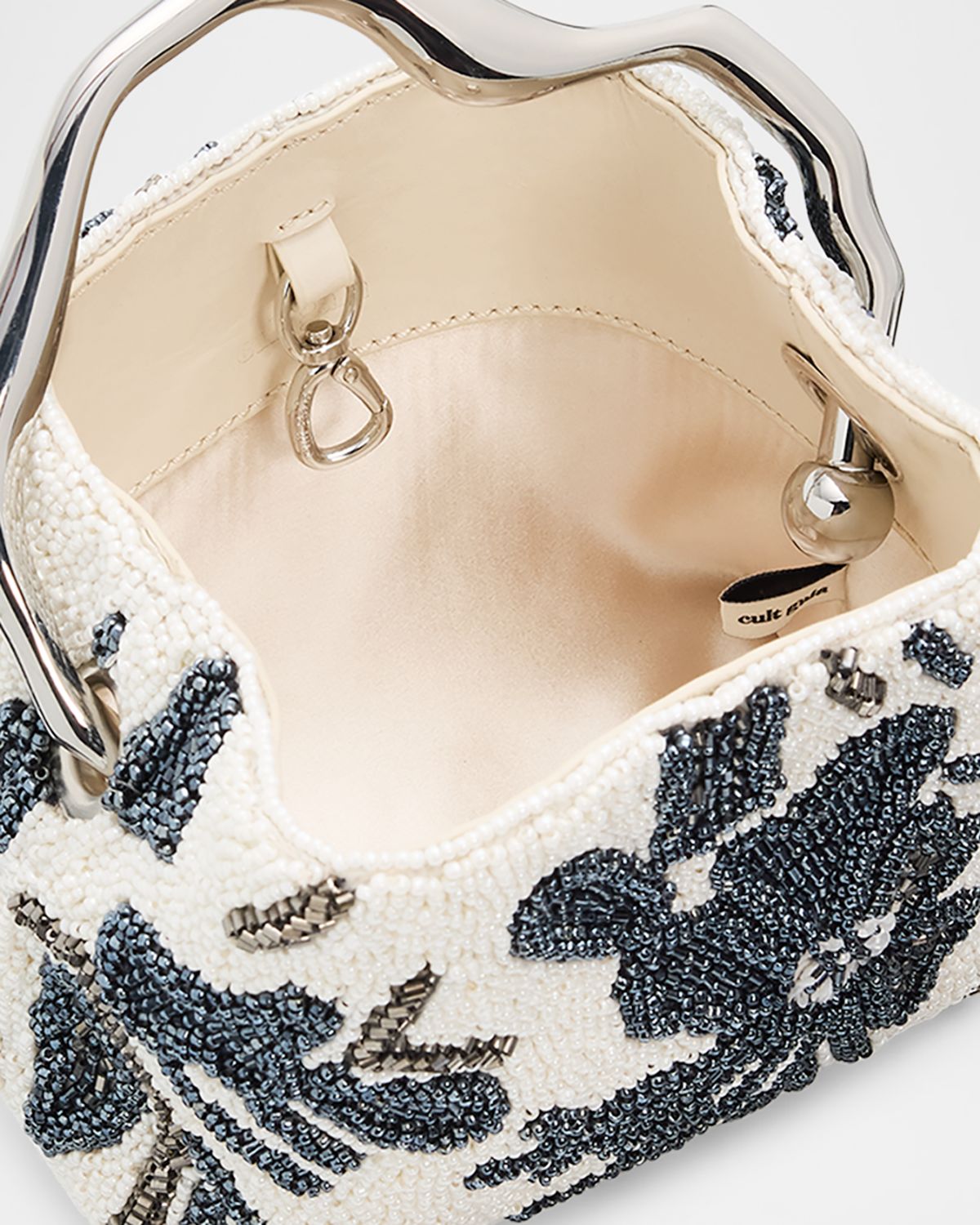 Cult Gaia Solene Mini Sculptural Beaded Top-Handle Bag | Thumbnail 3 Cult Gaia Solene Mini Sculptural Beaded Top-Handle Bag | Thumbnail 3