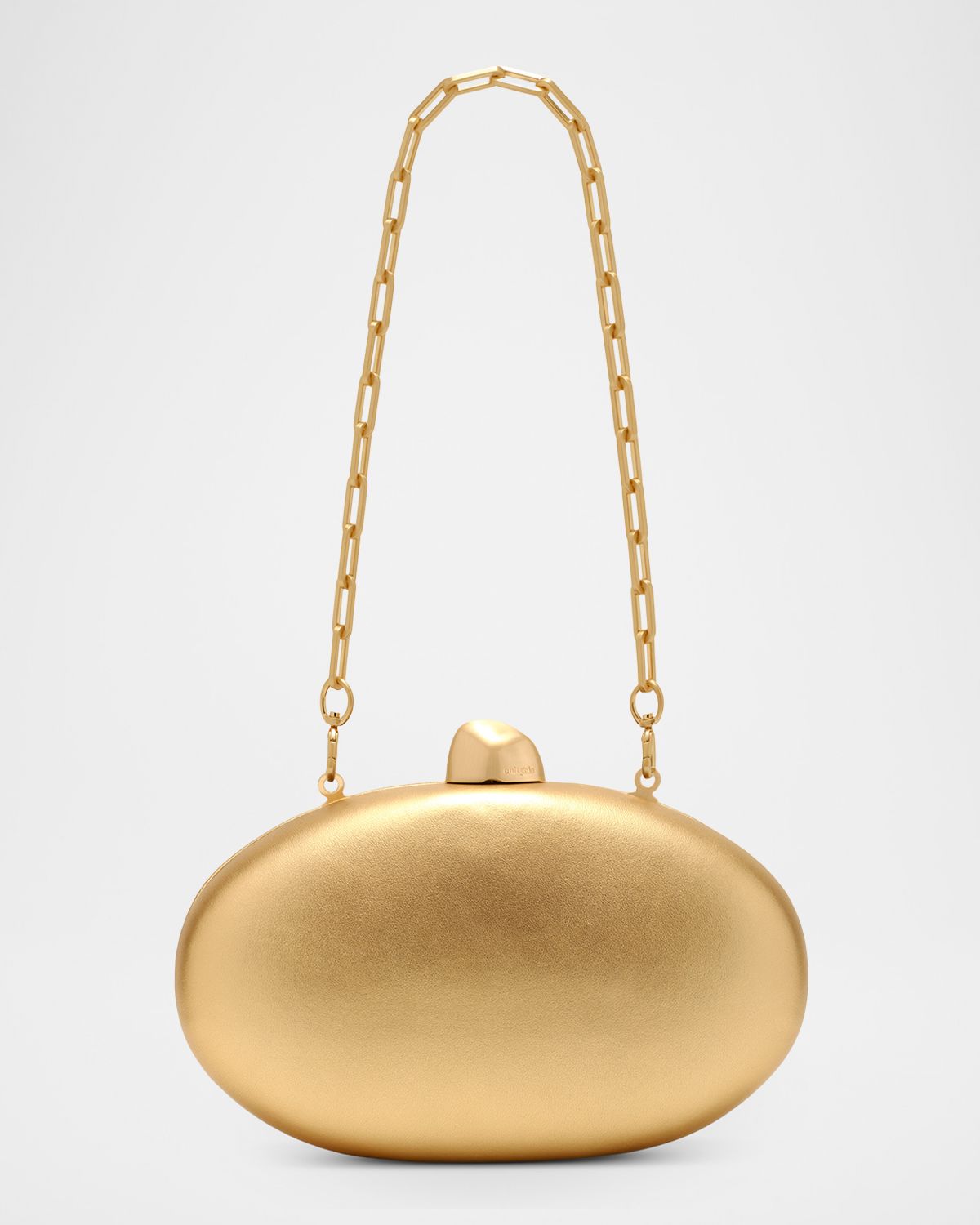 Cult Gaia Eviana Metallic Leather Oval Clutch Bag | Thumbnail 4 Cult Gaia Eviana Metallic Leather Oval Clutch Bag | Thumbnail 4